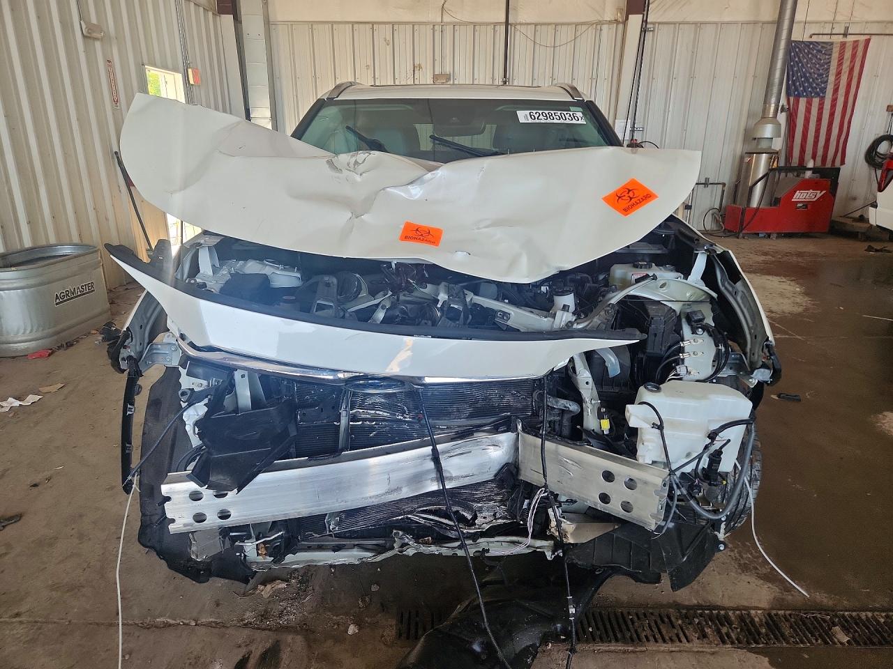 2021 Toyota Highlander Hybrid Limited White vin: 5TDYARAHXMS506348