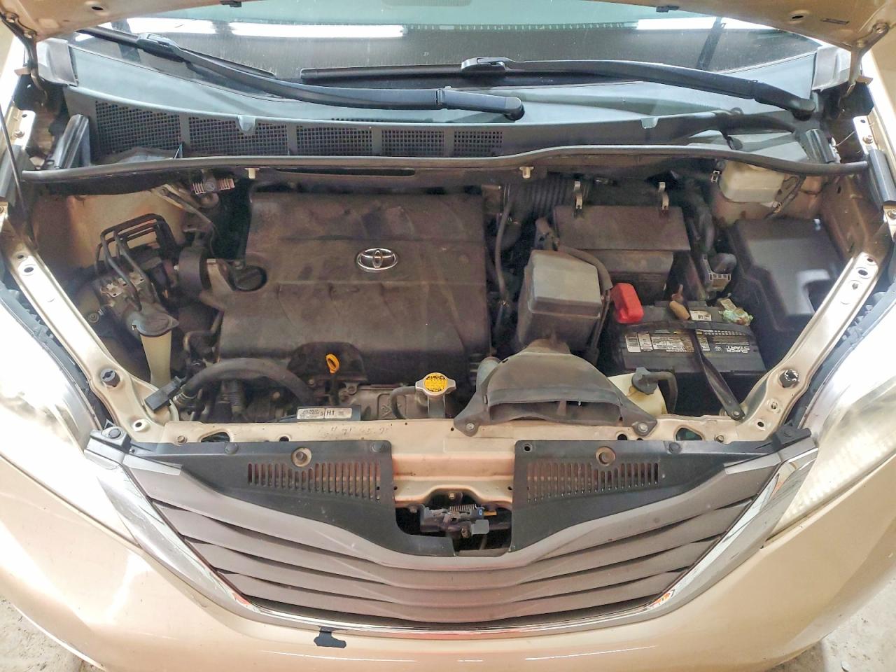 2011 Toyota Sienna Xle 8-passenger Beige vin: 5TDYK3DC0BS047824