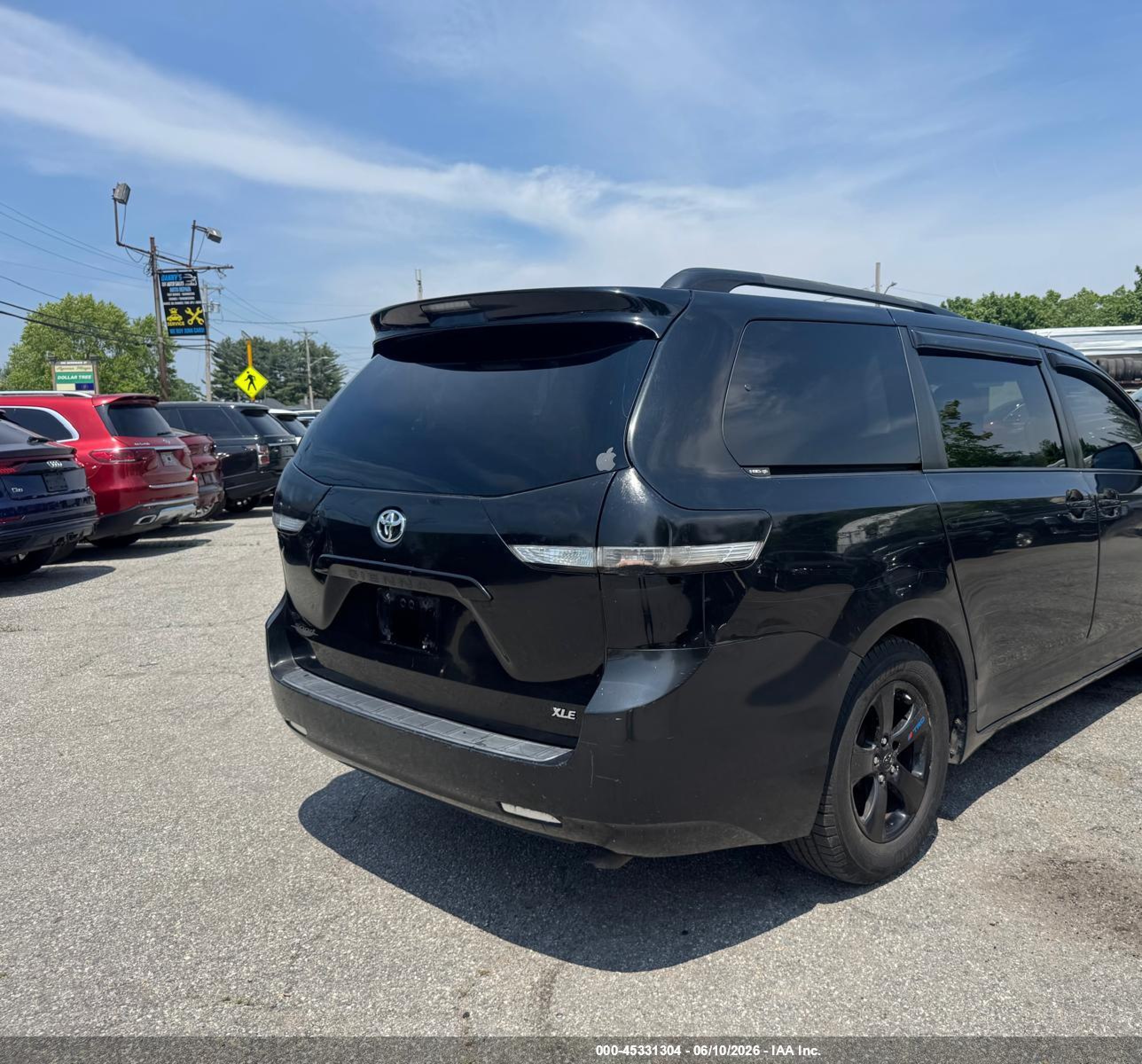 2014 Toyota Sienna Xle V6 8 Passenger Черный vin: 5TDYK3DC0ES443899