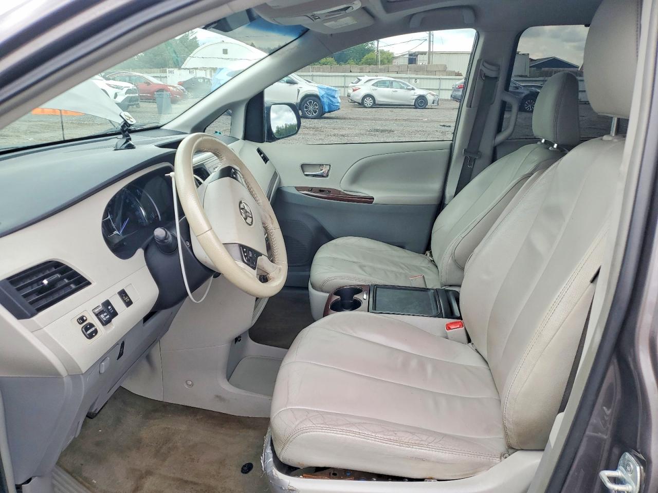 2014 Toyota Sienna Xle 8-passenger Gray vin: 5TDYK3DC0ES504488
