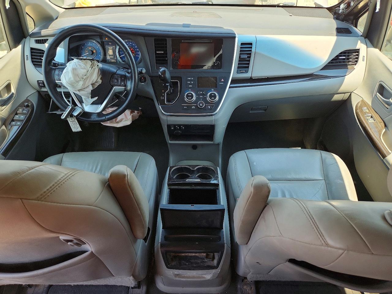 2015 Toyota Sienna Xle 8-passenger Charcoal vin: 5TDYK3DC0FS608951