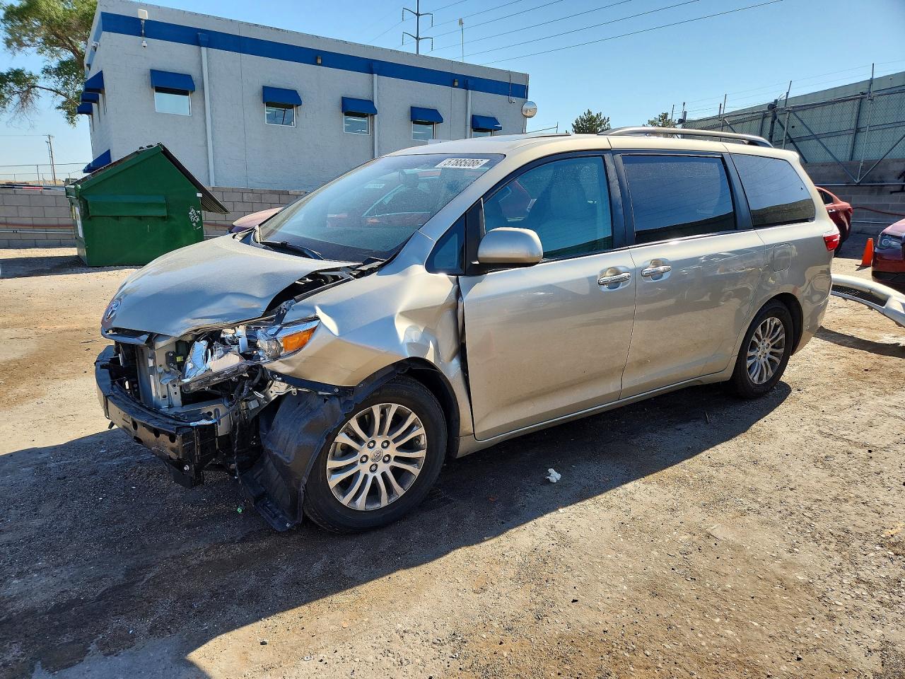 2015 Toyota Sienna Xle 8-passenger Gold vin: 5TDYK3DC0FS625703