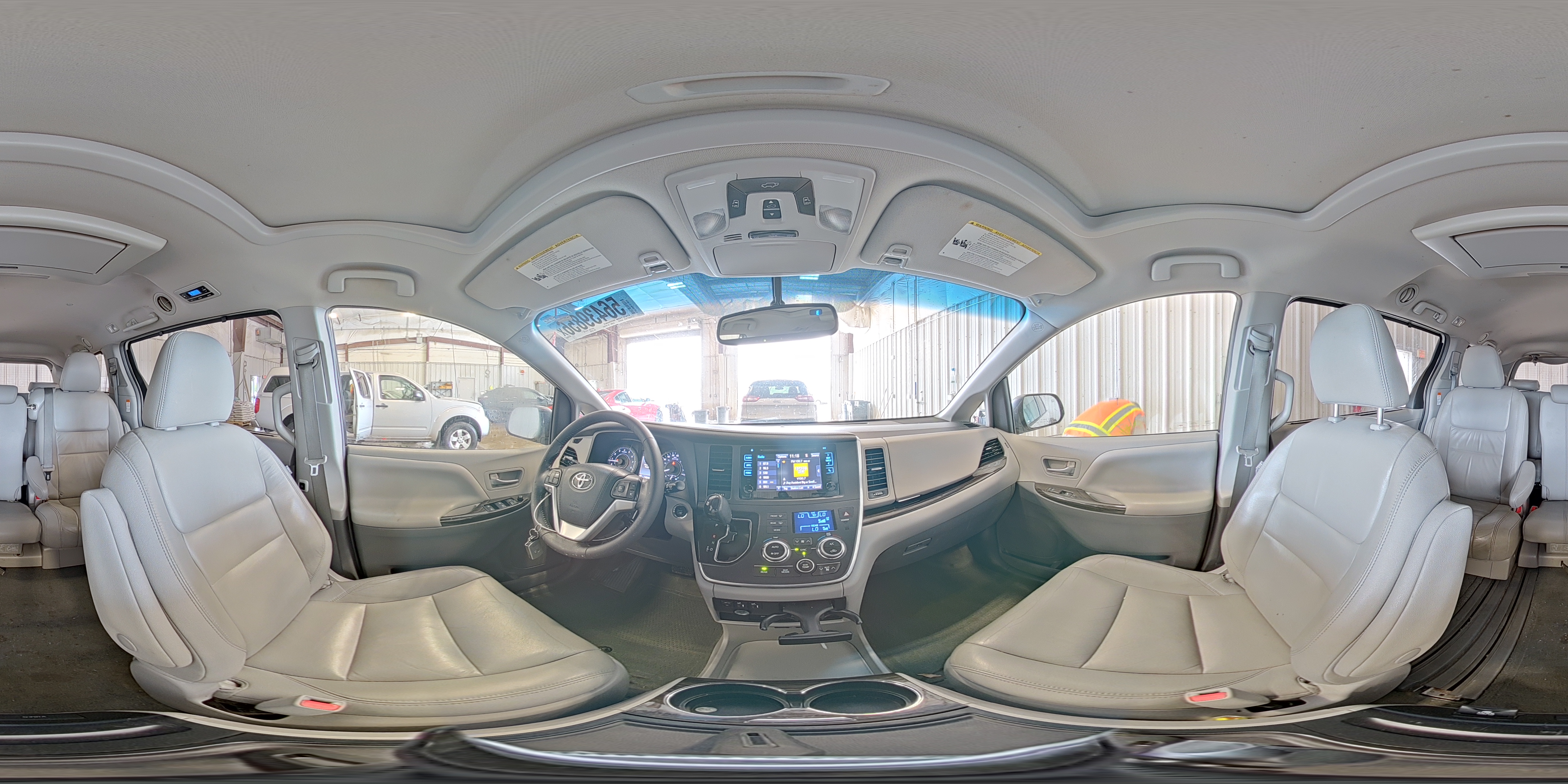2015 Toyota Sienna Xle Premium 8-passenger Белый vin: 5TDYK3DC0FS627550