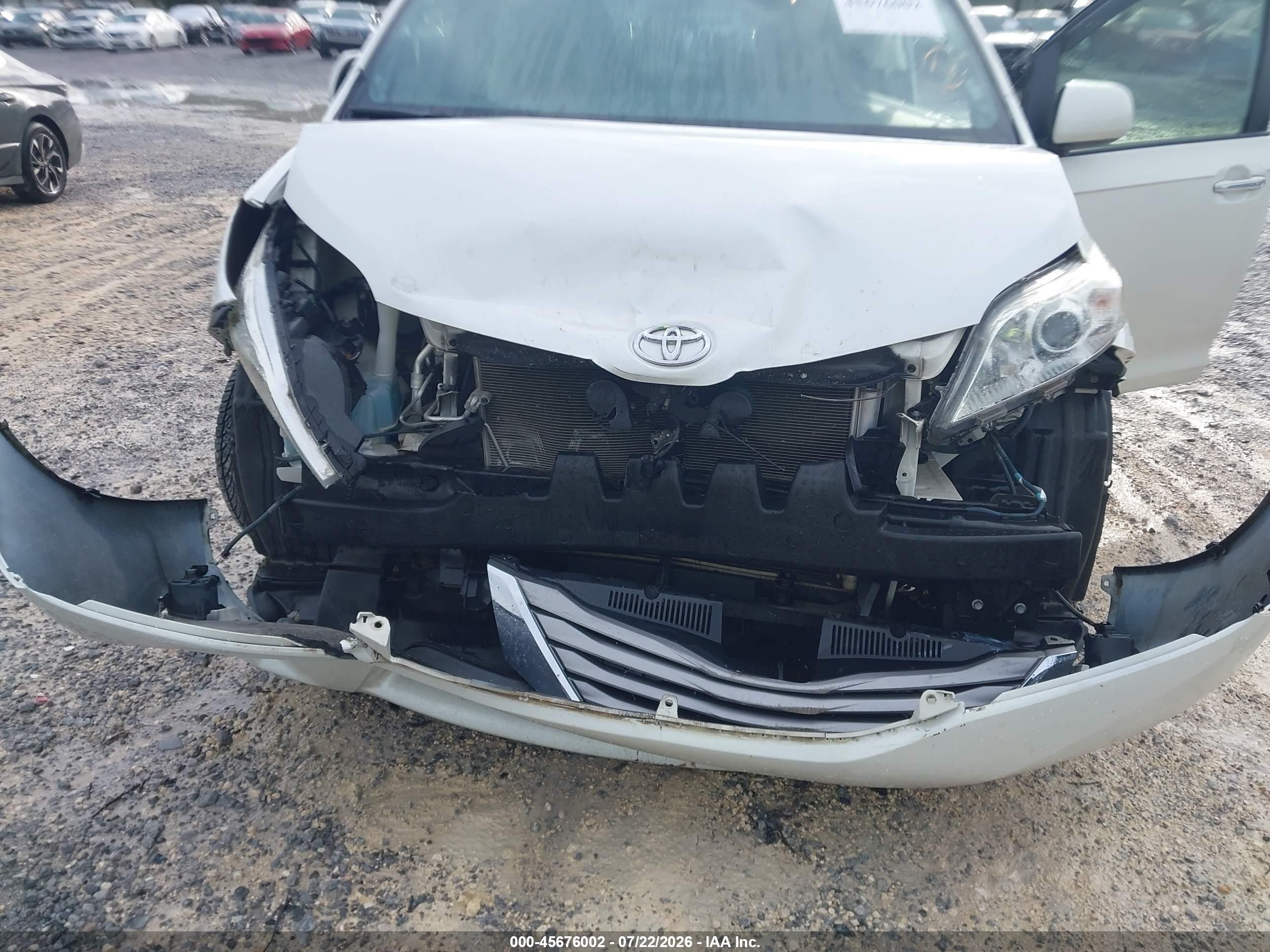 2015 Toyota Sienna Xle/limited White vin: 5TDYK3DC0FS648284