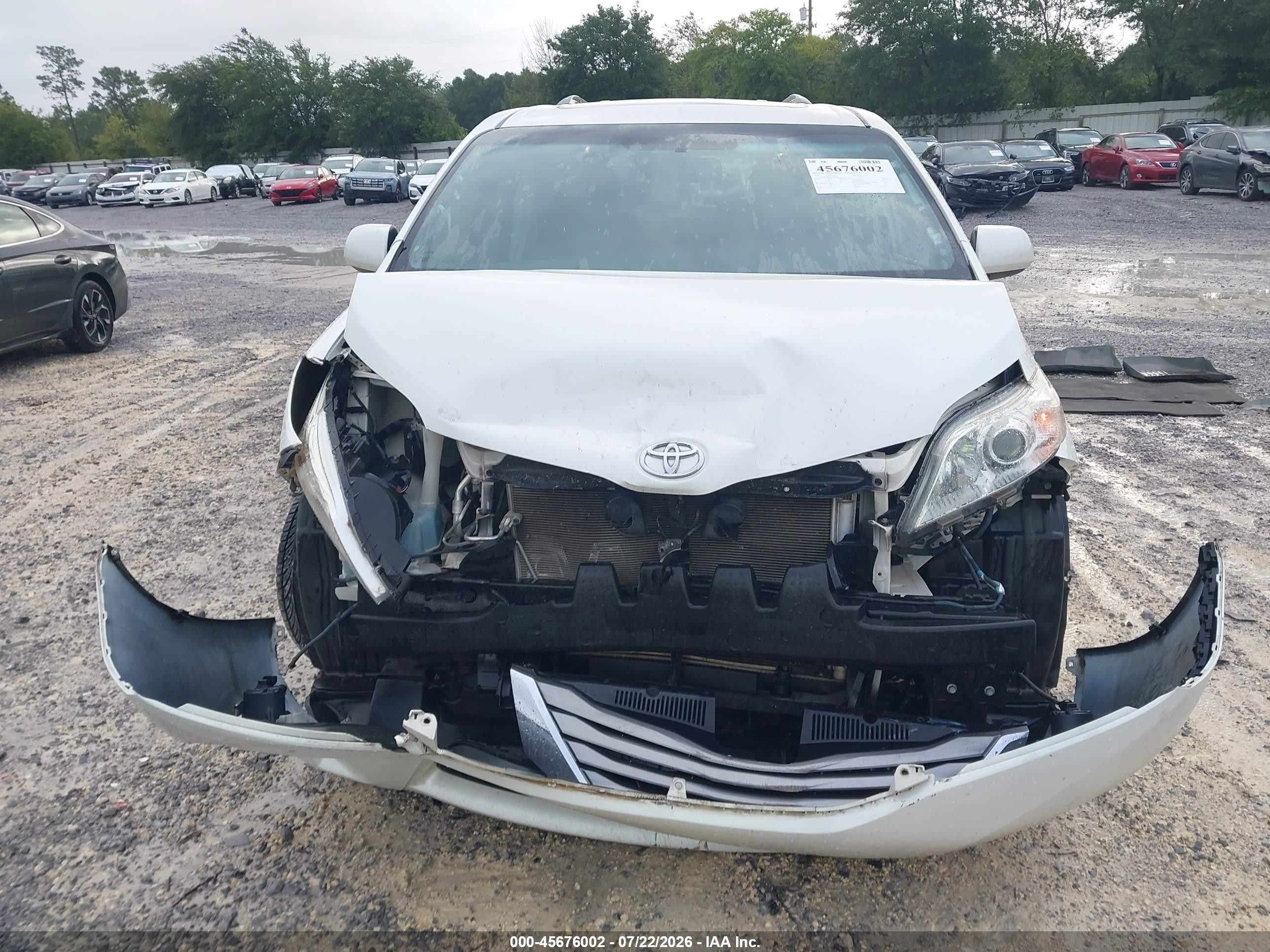 2015 Toyota Sienna Xle/limited White vin: 5TDYK3DC0FS648284