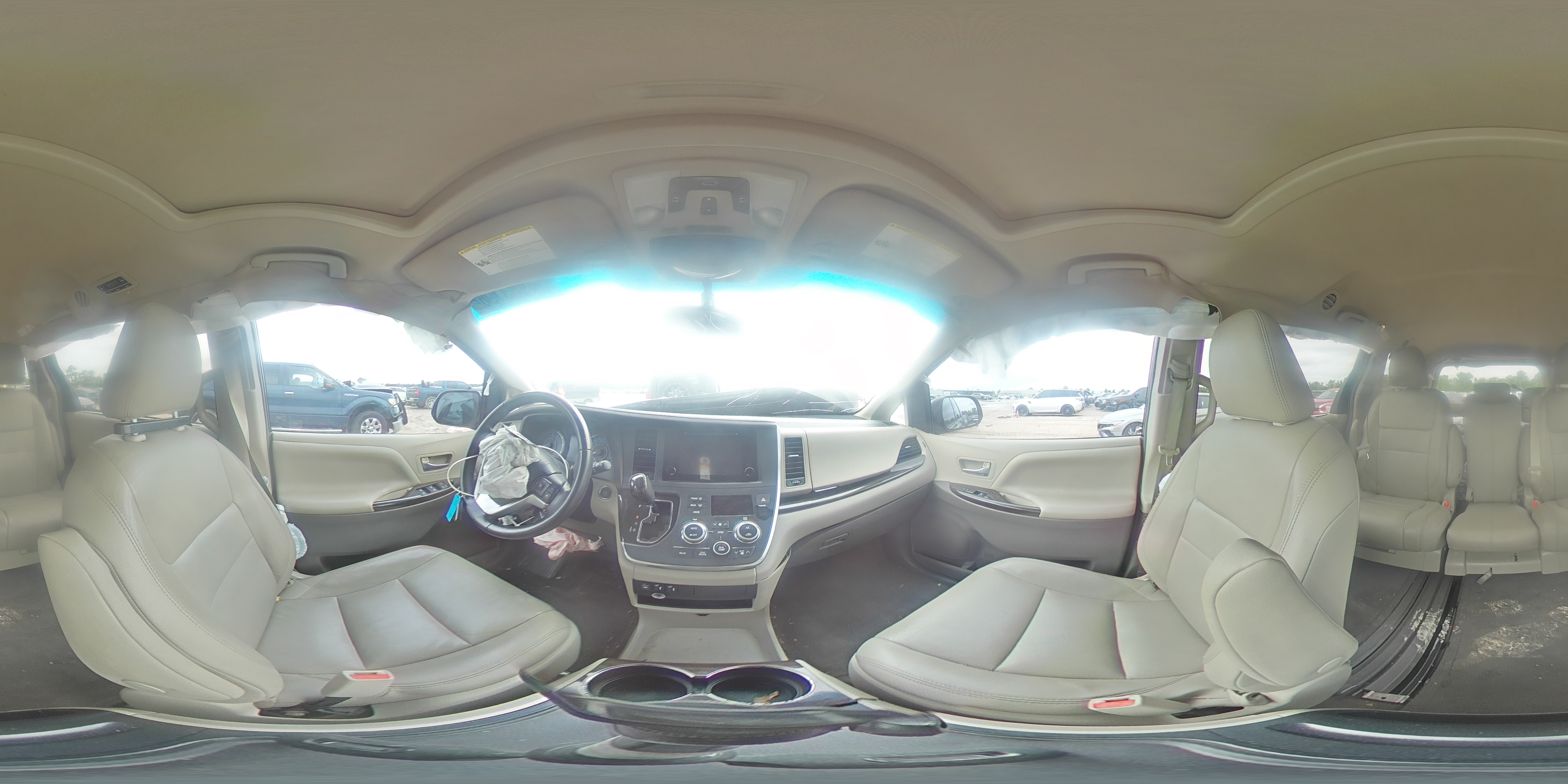 2015 Toyota Sienna Xle 8-passenger Gray vin: 5TDYK3DC0FS651525