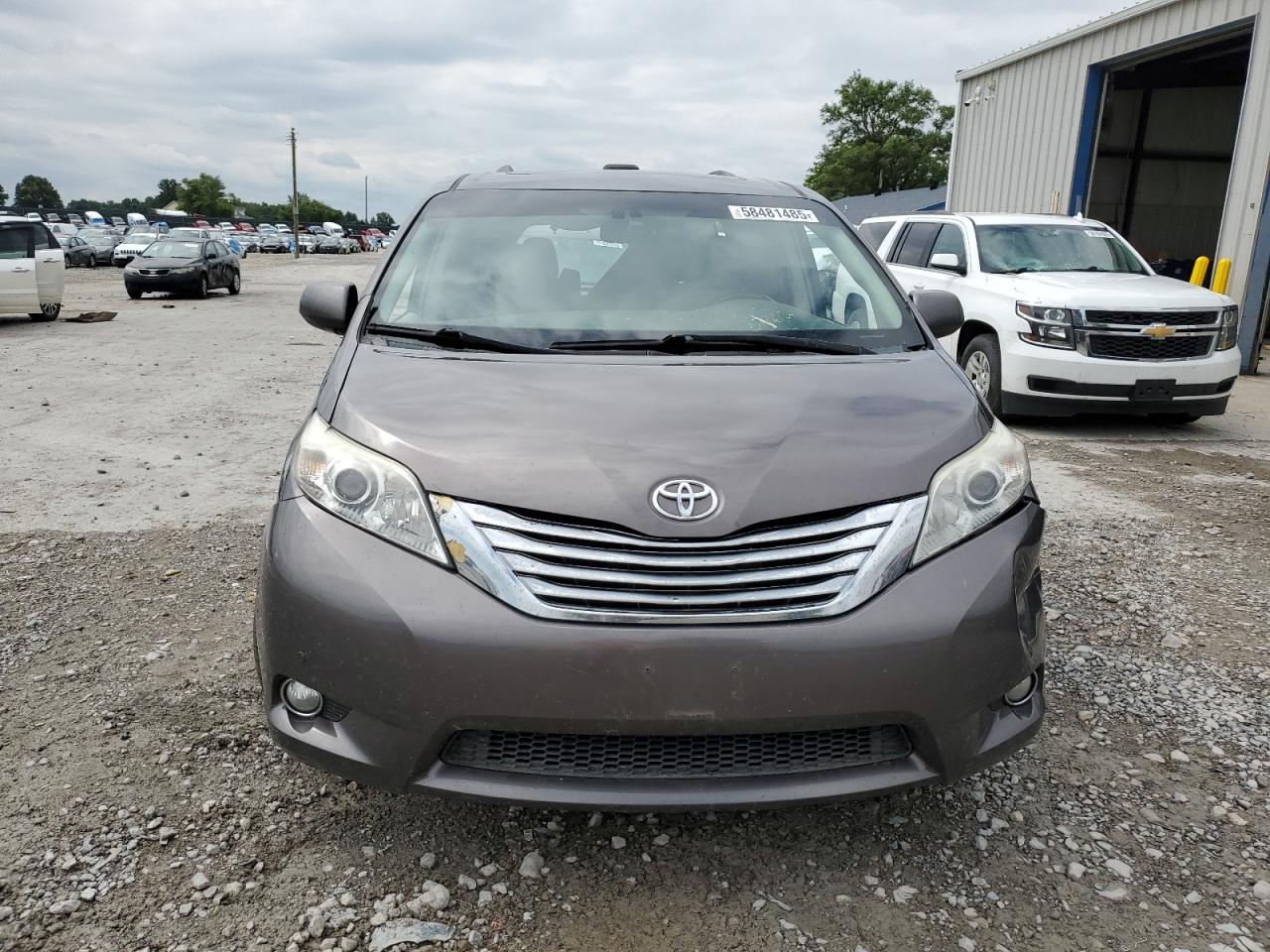 2011 Toyota Sienna Xle Gray vin: 5TDYK3DC1BS166482
