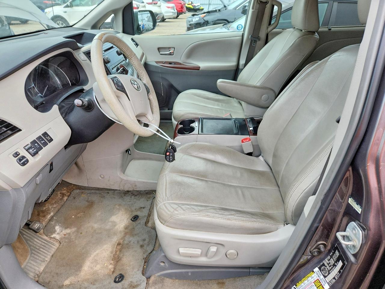 2013 Toyota Sienna Xle 8-passenger Gray vin: 5TDYK3DC1DS281814