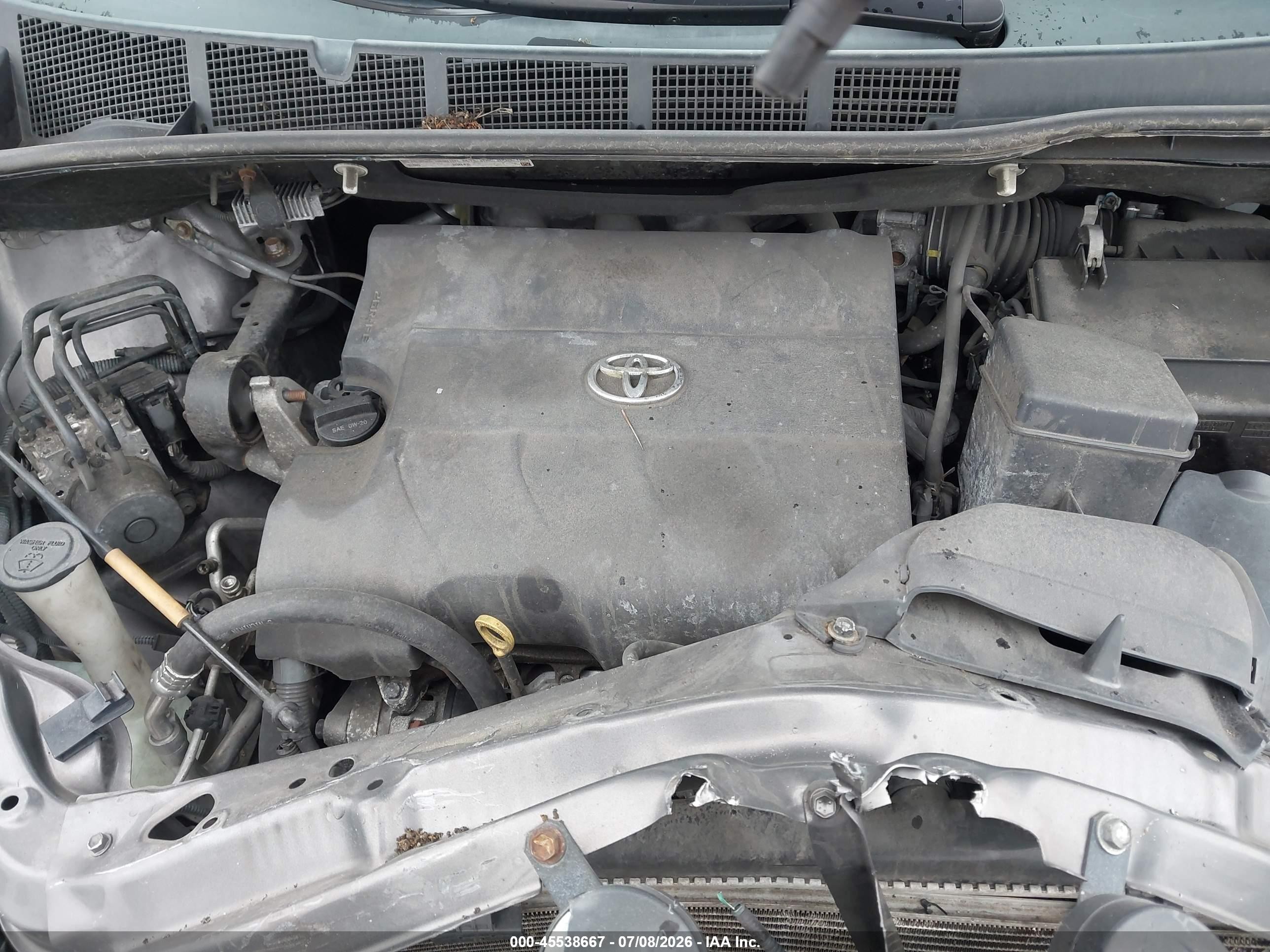 2014 Toyota Sienna Xle V6 8 Passenger Gray vin: 5TDYK3DC1ES454894