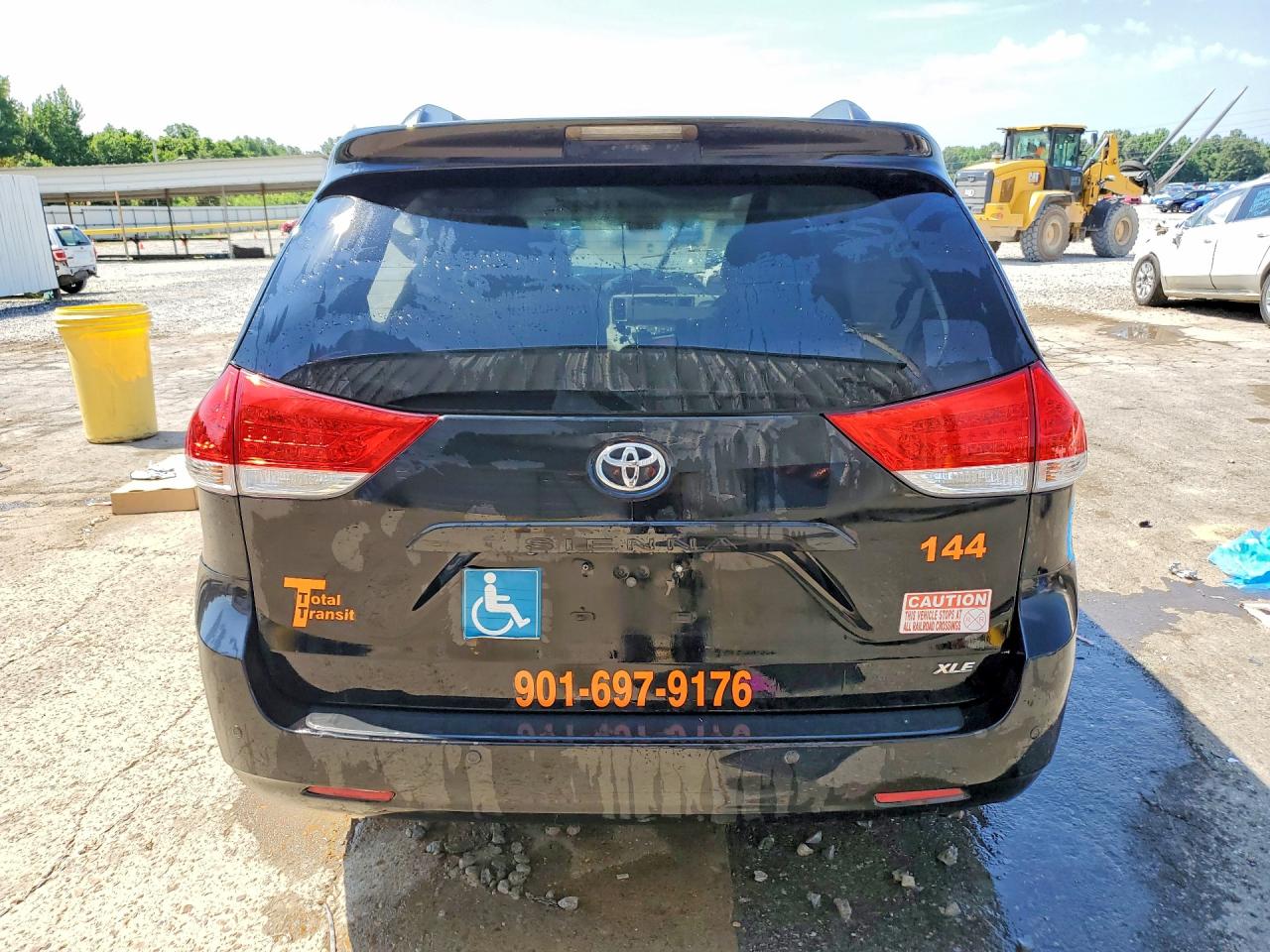 2014 Toyota Sienna Xle 8-passenger Black vin: 5TDYK3DC1ES462476