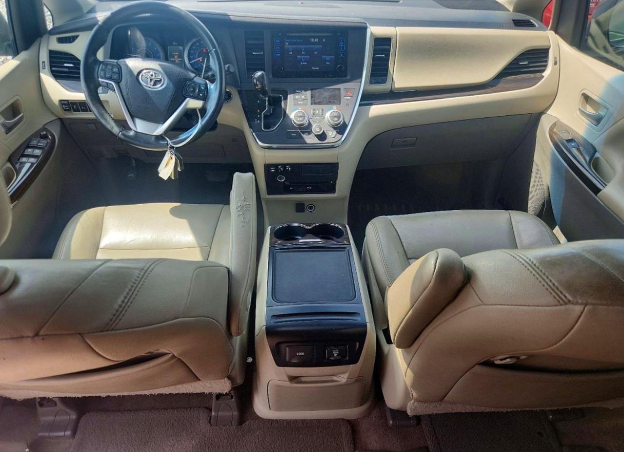 2015 Toyota Sienna Xle Premium 8-passenger White vin: 5TDYK3DC1FS576401