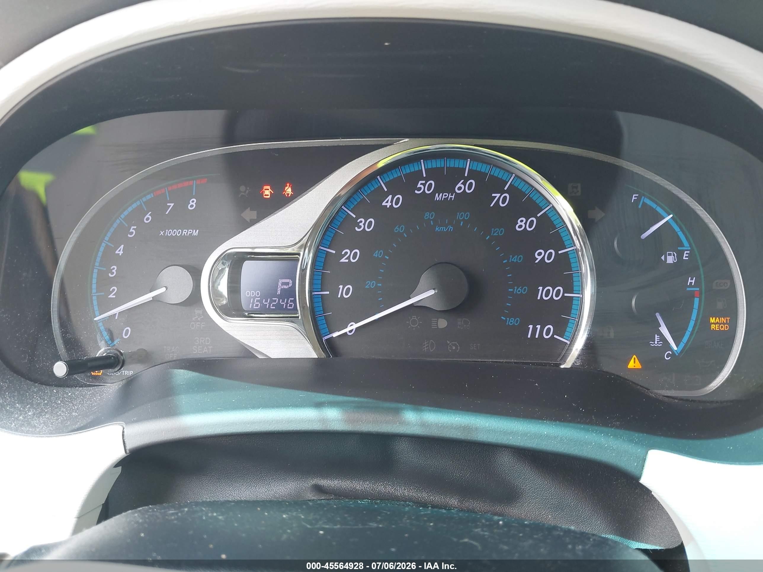 2011 Toyota Sienna Xle V6 Blue vin: 5TDYK3DC2BS067511