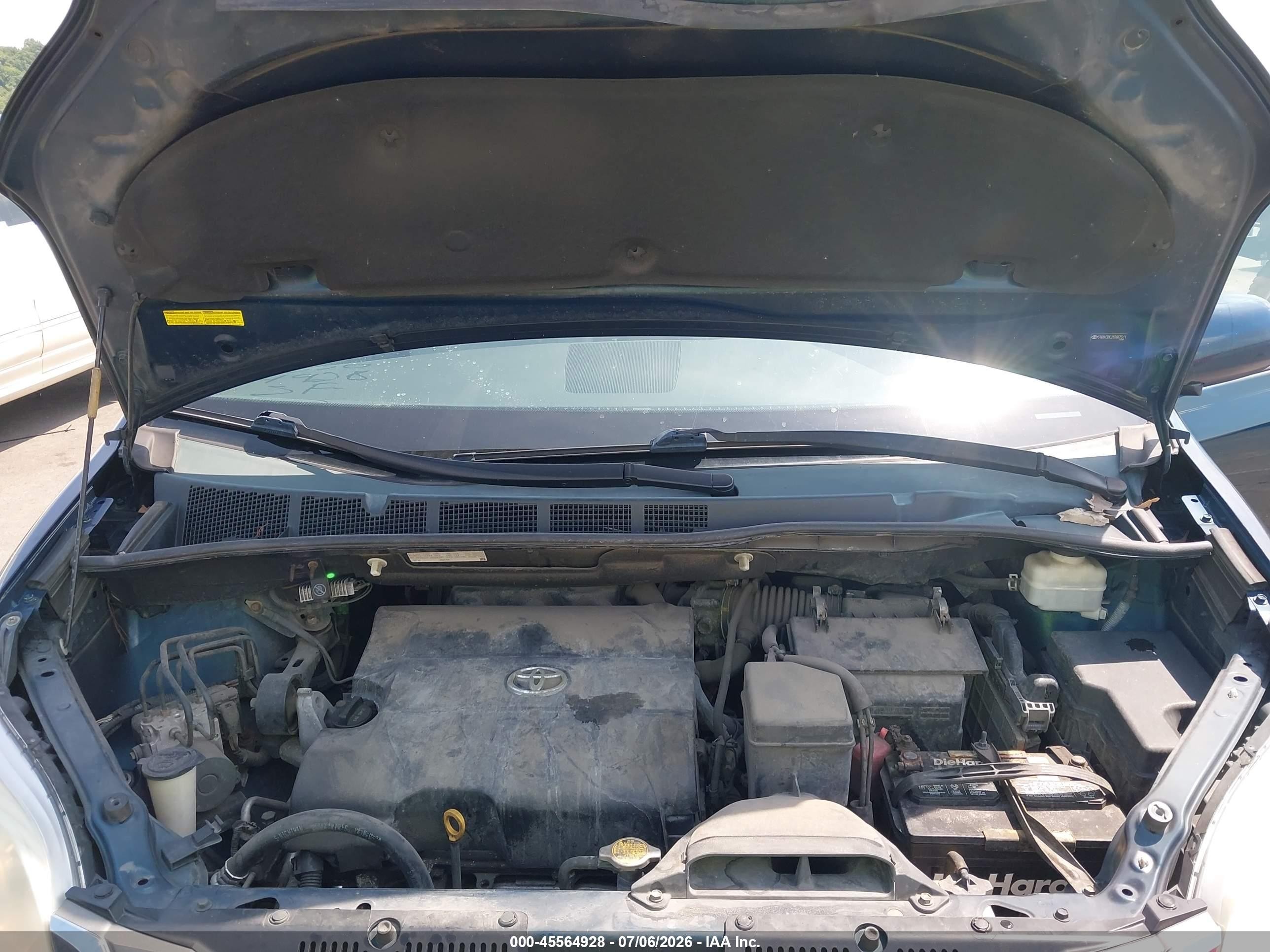2011 Toyota Sienna Xle V6 Blue vin: 5TDYK3DC2BS067511