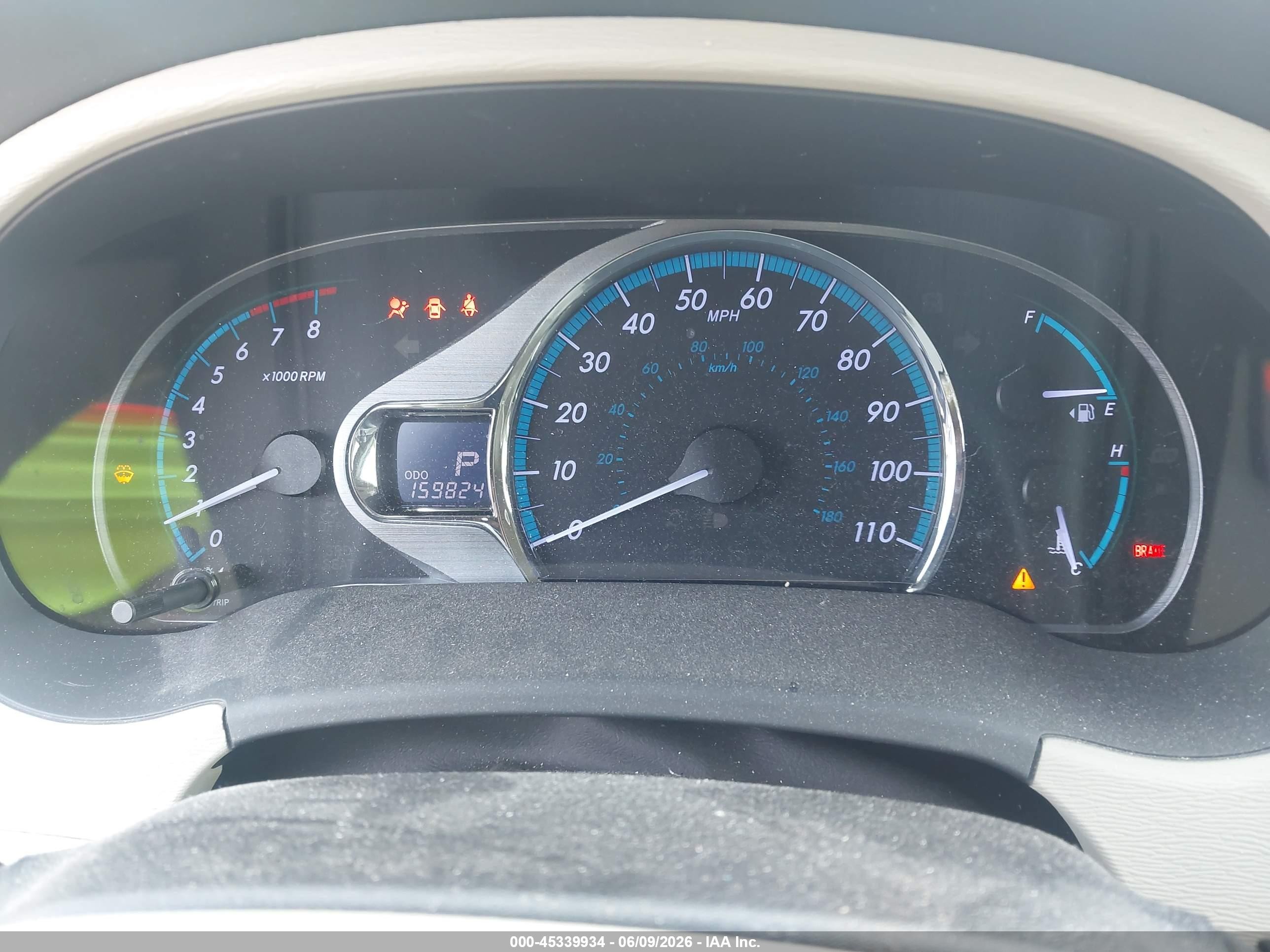 2014 Toyota Sienna Xle V6 8 Passenger Green vin: 5TDYK3DC2ES459649