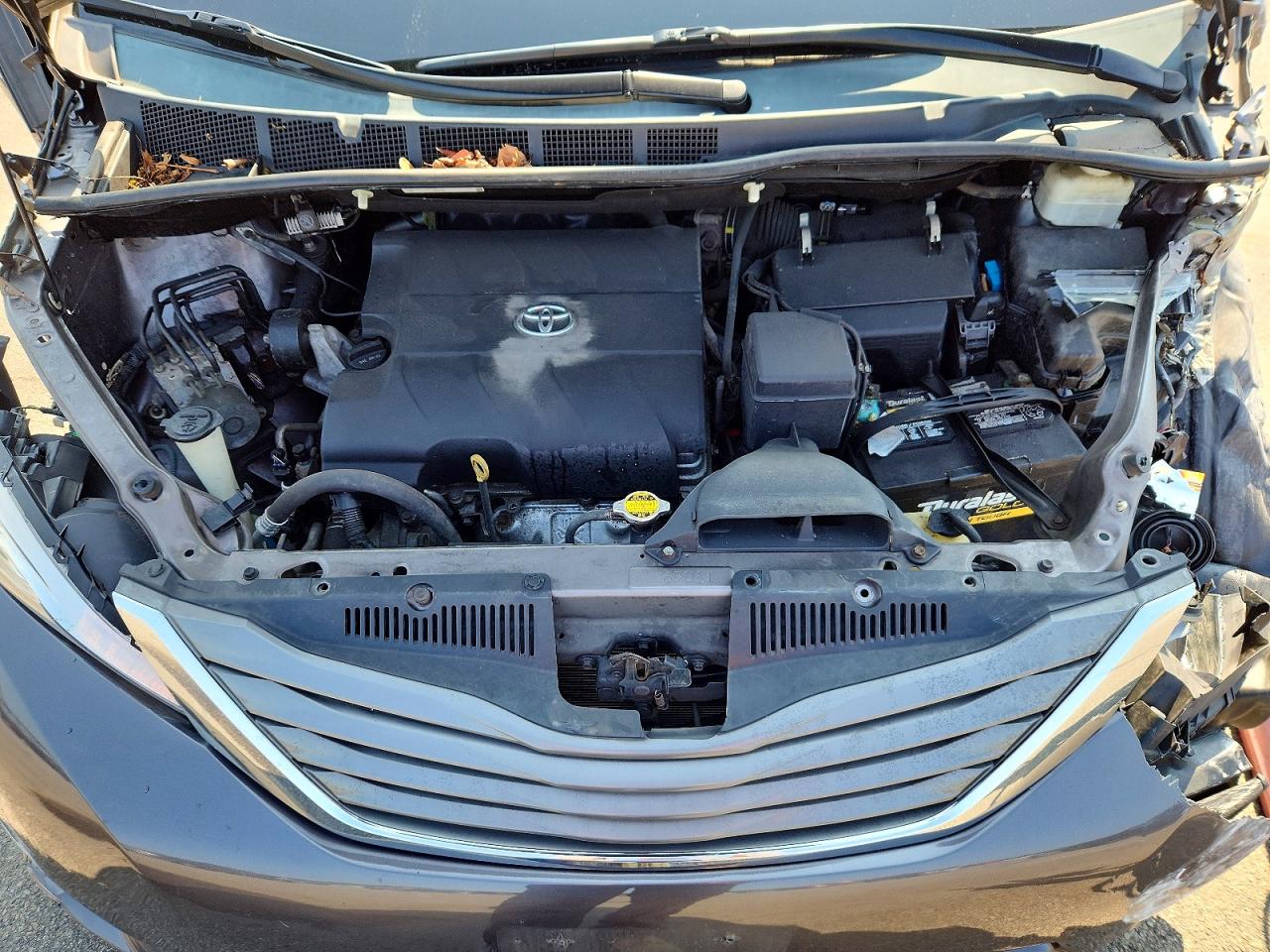2014 Toyota Sienna Xle 8-passenger Gray vin: 5TDYK3DC2ES491517