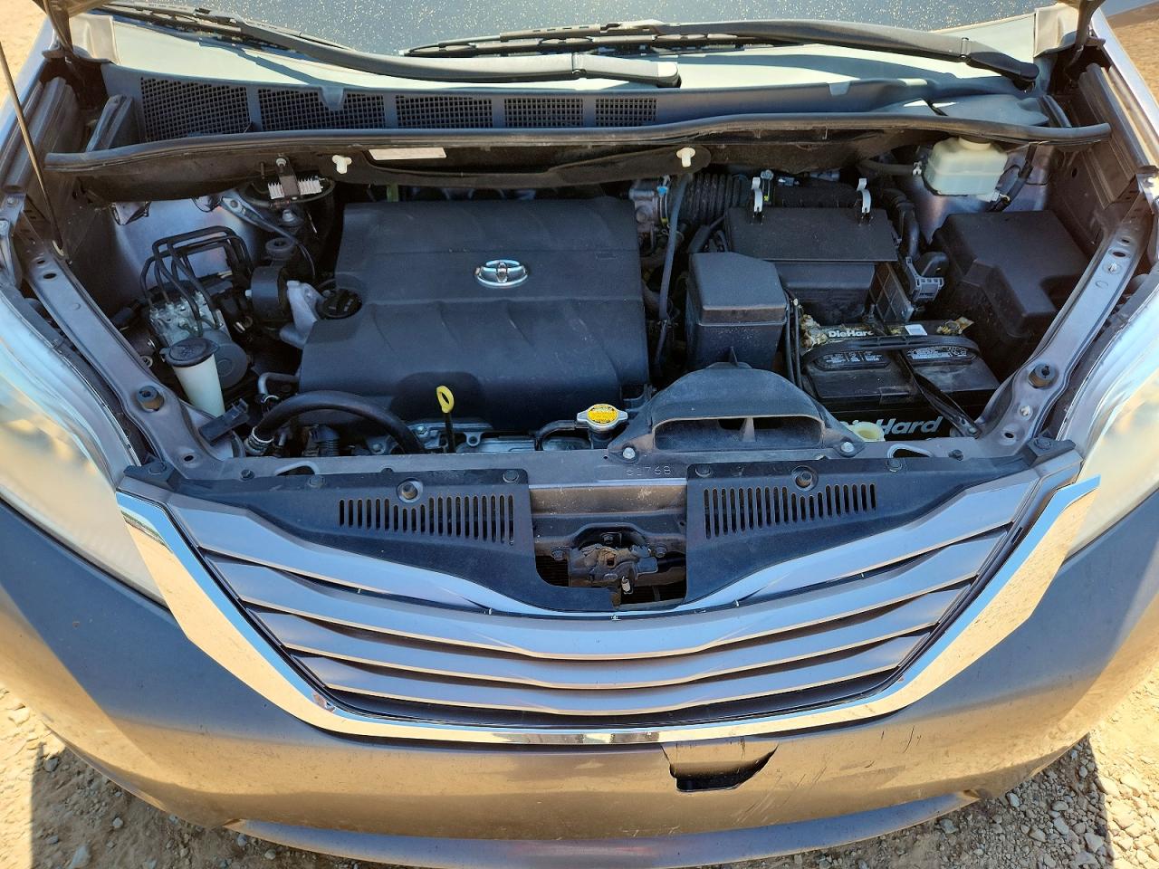 2015 Toyota Sienna Xle 8-passenger Gray vin: 5TDYK3DC2FS621541