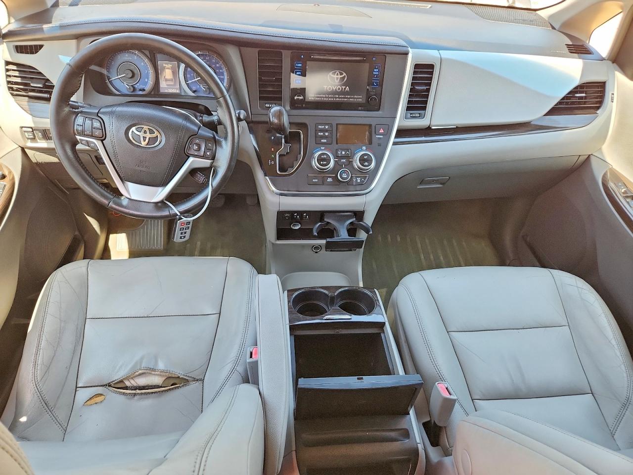 2015 Toyota Sienna Xle 8-passenger Gray vin: 5TDYK3DC2FS621541