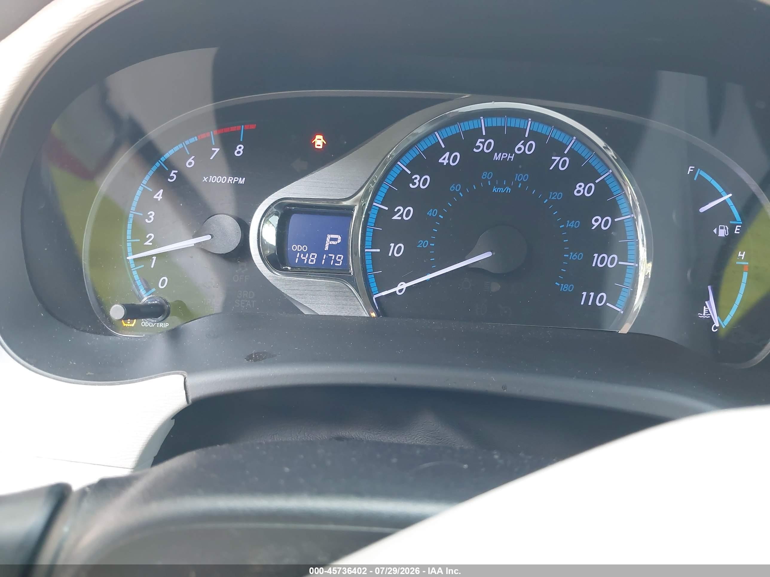 2014 Toyota Sienna Xle V6 8 Passenger Серый vin: 5TDYK3DC3ES433884