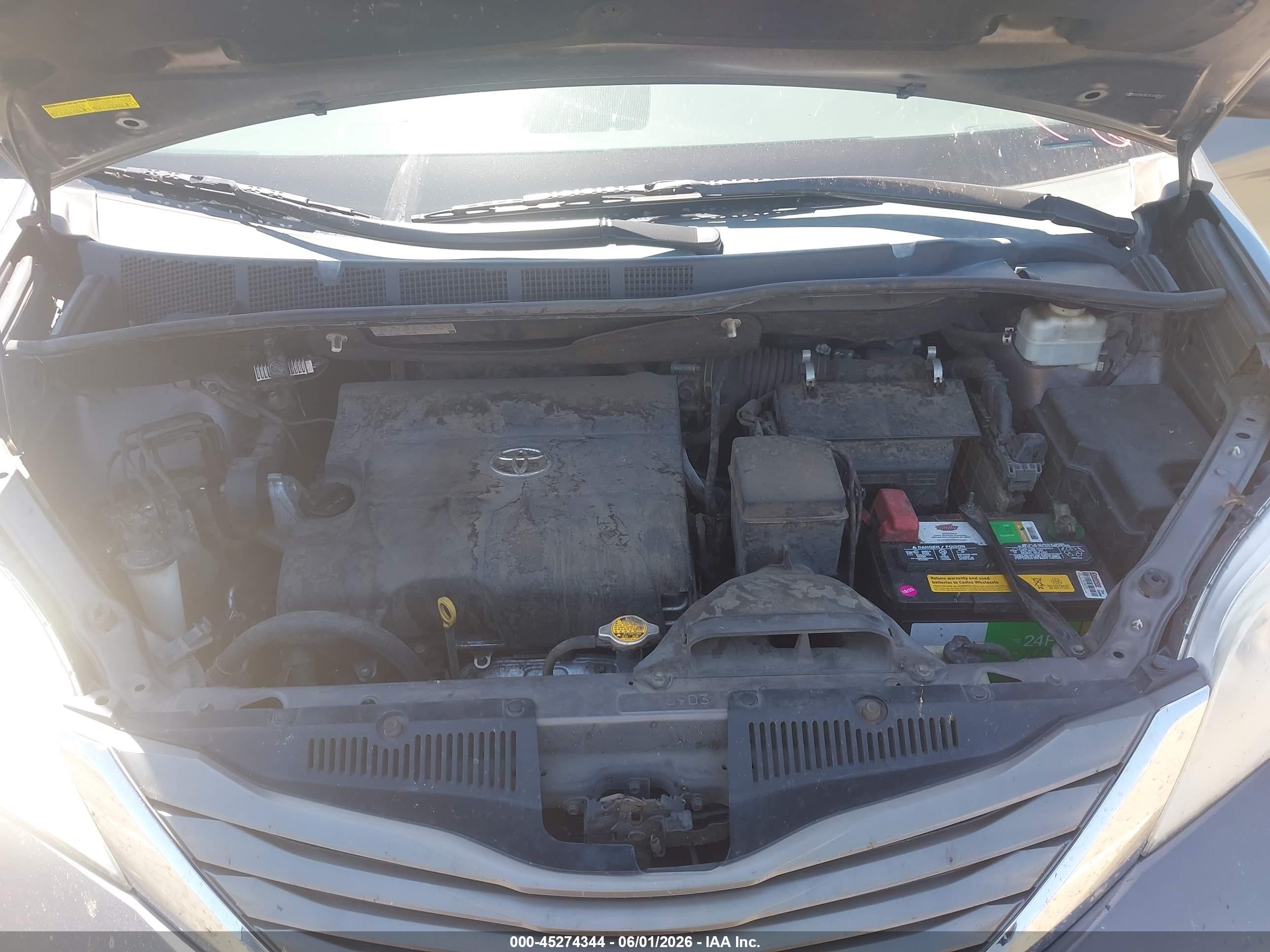 2014 Toyota Sienna Xle/limited Серый vin: 5TDYK3DC3ES480493