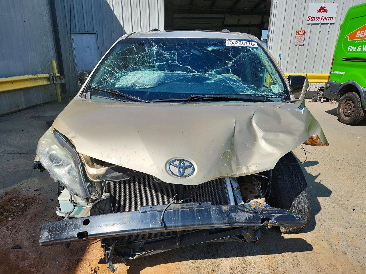 2014 Toyota Sienna Xle 8-passenger Бежевый vin: 5TDYK3DC3ES517705