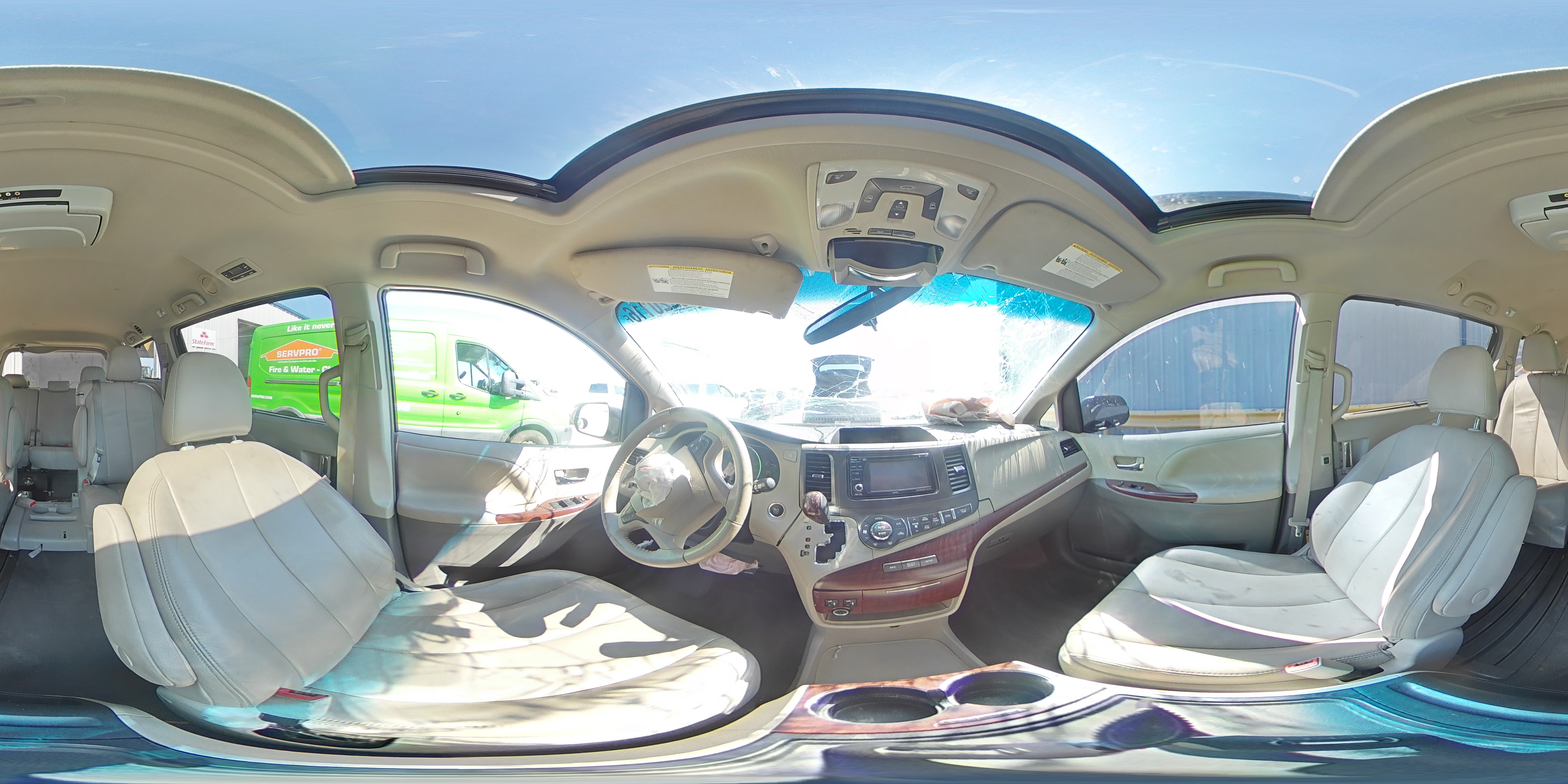 2014 Toyota Sienna Xle 8-passenger Бежевый vin: 5TDYK3DC3ES517705