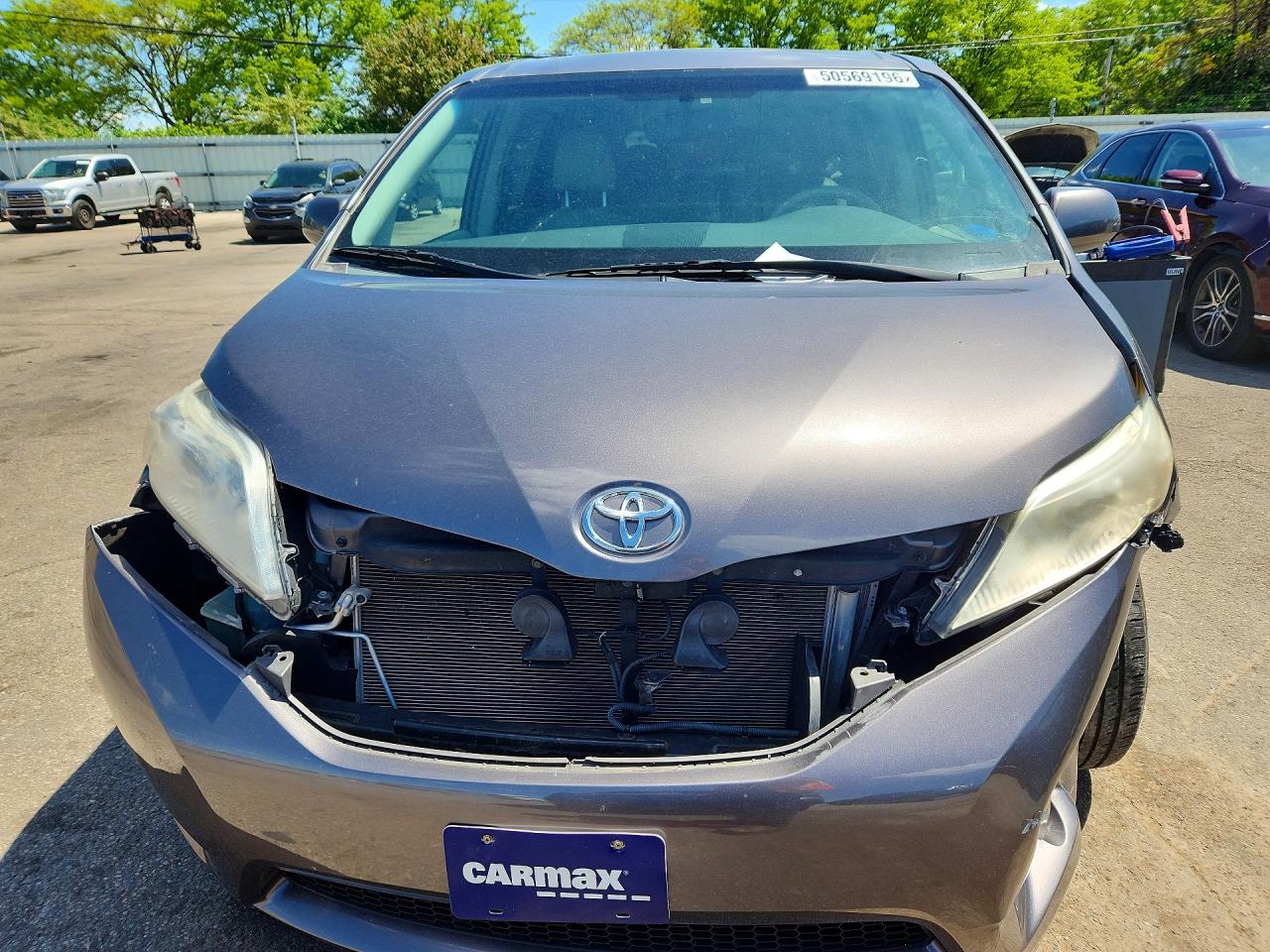 2014 Toyota Sienna Xle 8-passenger Gray vin: 5TDYK3DC3ES521589