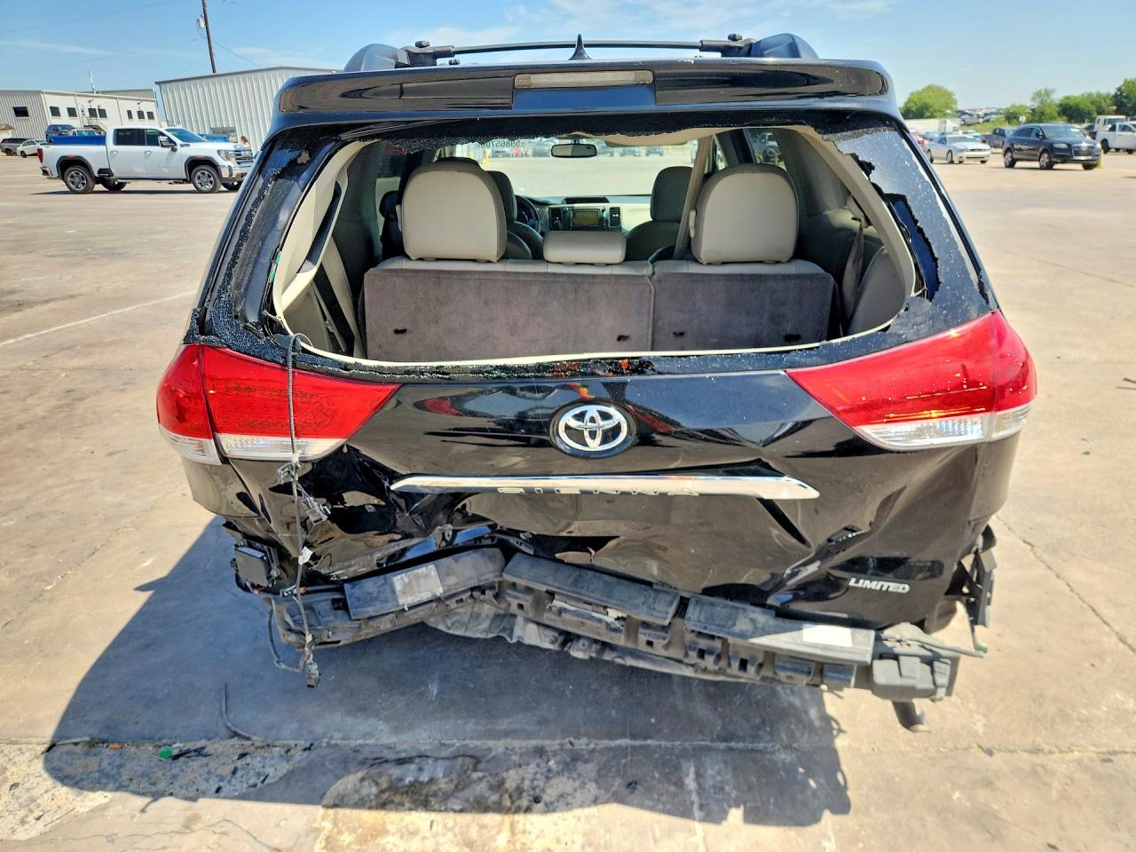2014 Toyota Sienna Limited 7-passenger Black vin: 5TDYK3DC3ES526243