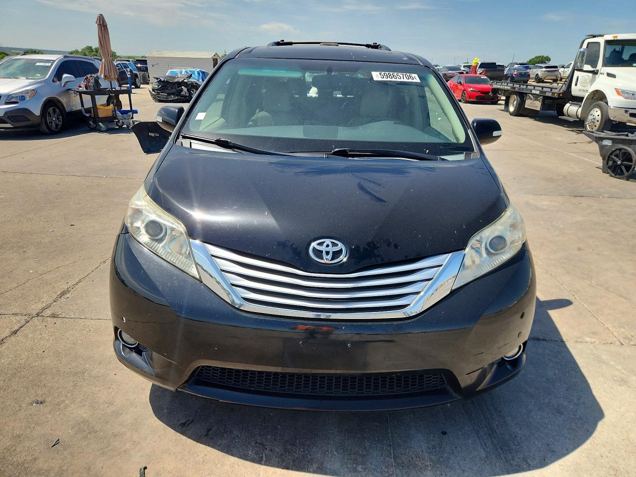 2014 Toyota Sienna Limited 7-passenger Black vin: 5TDYK3DC3ES526243