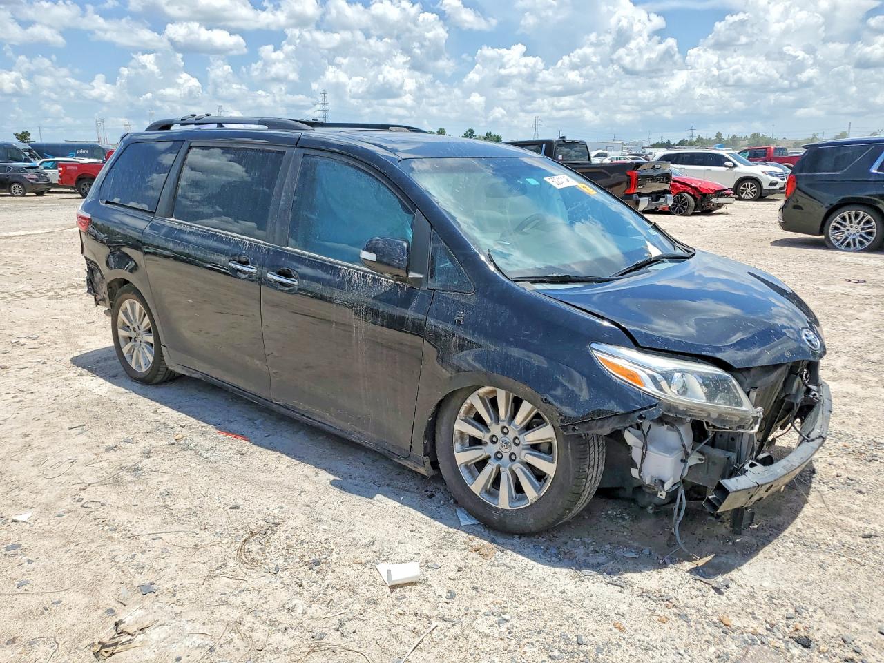 2015 Toyota Sienna Limited Premium 7-passenger Black vin: 5TDYK3DC3FS534764