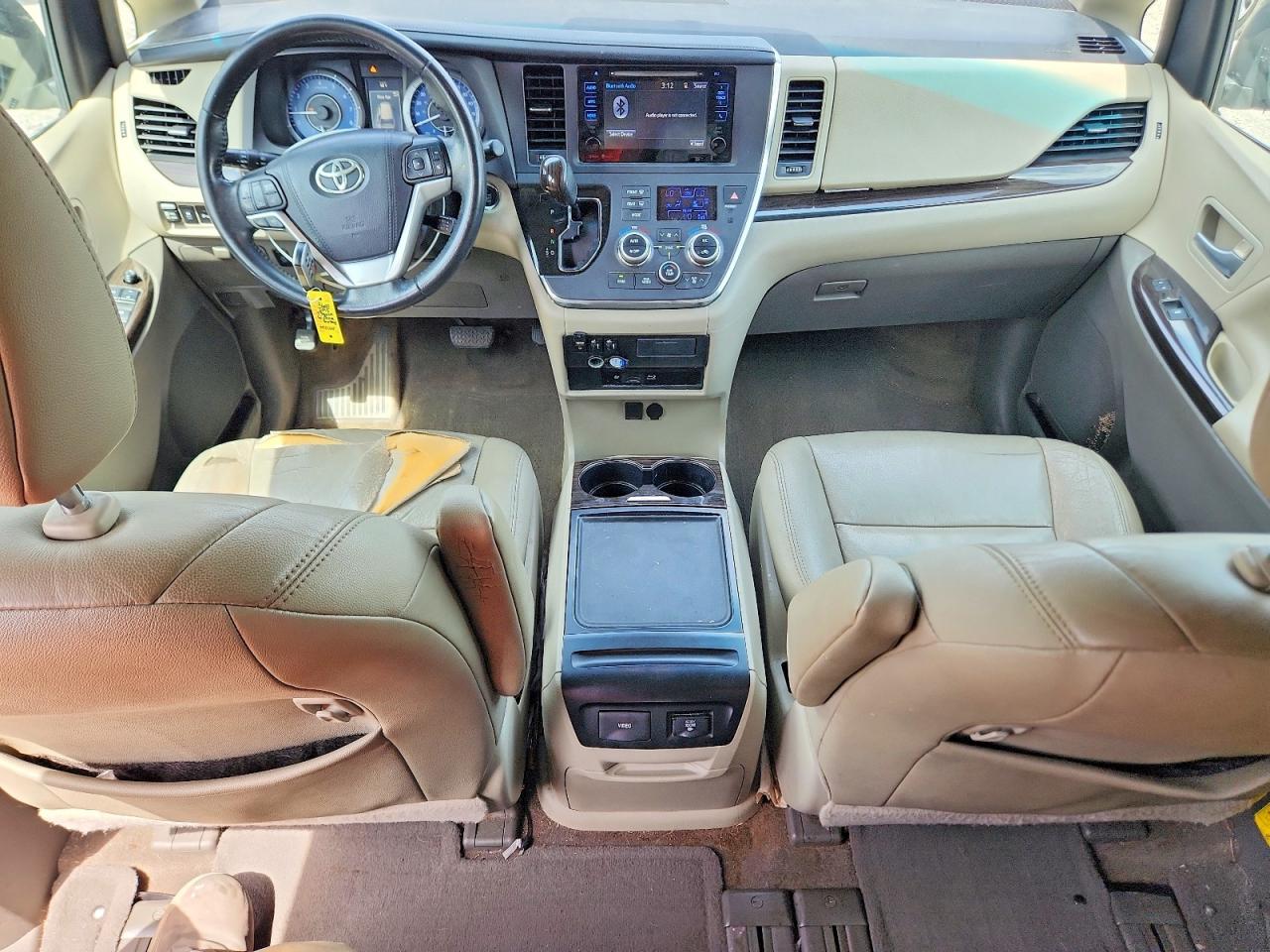 2015 Toyota Sienna Xle Premium 8-passenger Gray vin: 5TDYK3DC3FS556277