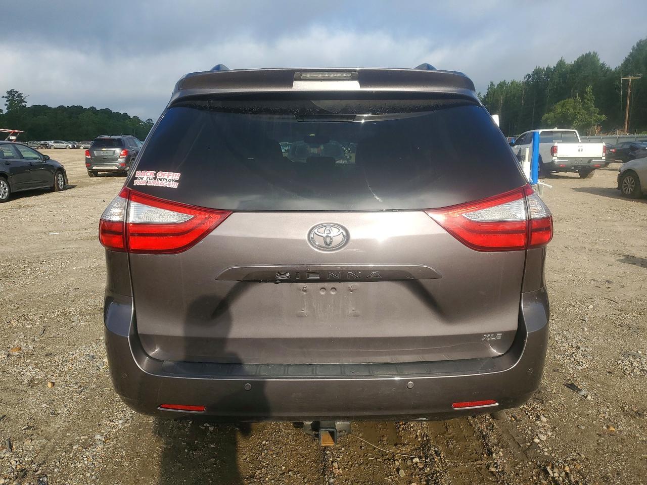2015 Toyota Sienna Ce Угольный vin: 5TDYK3DC3FS572091