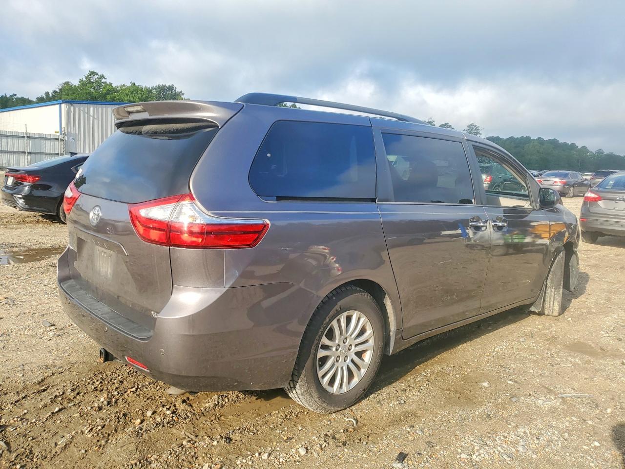 2015 Toyota Sienna Ce Угольный vin: 5TDYK3DC3FS572091