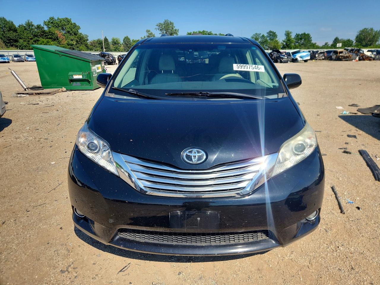 2011 Toyota Sienna Limited 7-passenger Black vin: 5TDYK3DC4BS166833