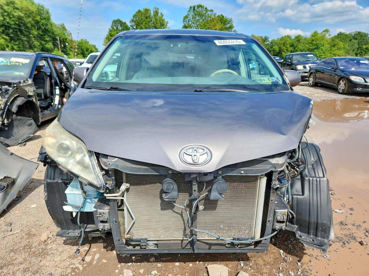 2012 Toyota Sienna Xle 8-passenger Gray vin: 5TDYK3DC4CS193287