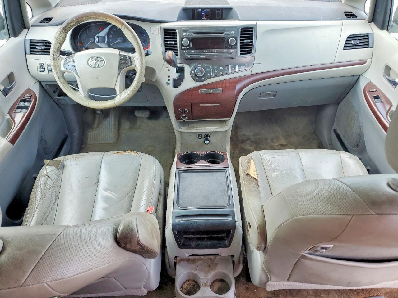 2013 Toyota Sienna Xle 8-passenger Черный vin: 5TDYK3DC4DS361835