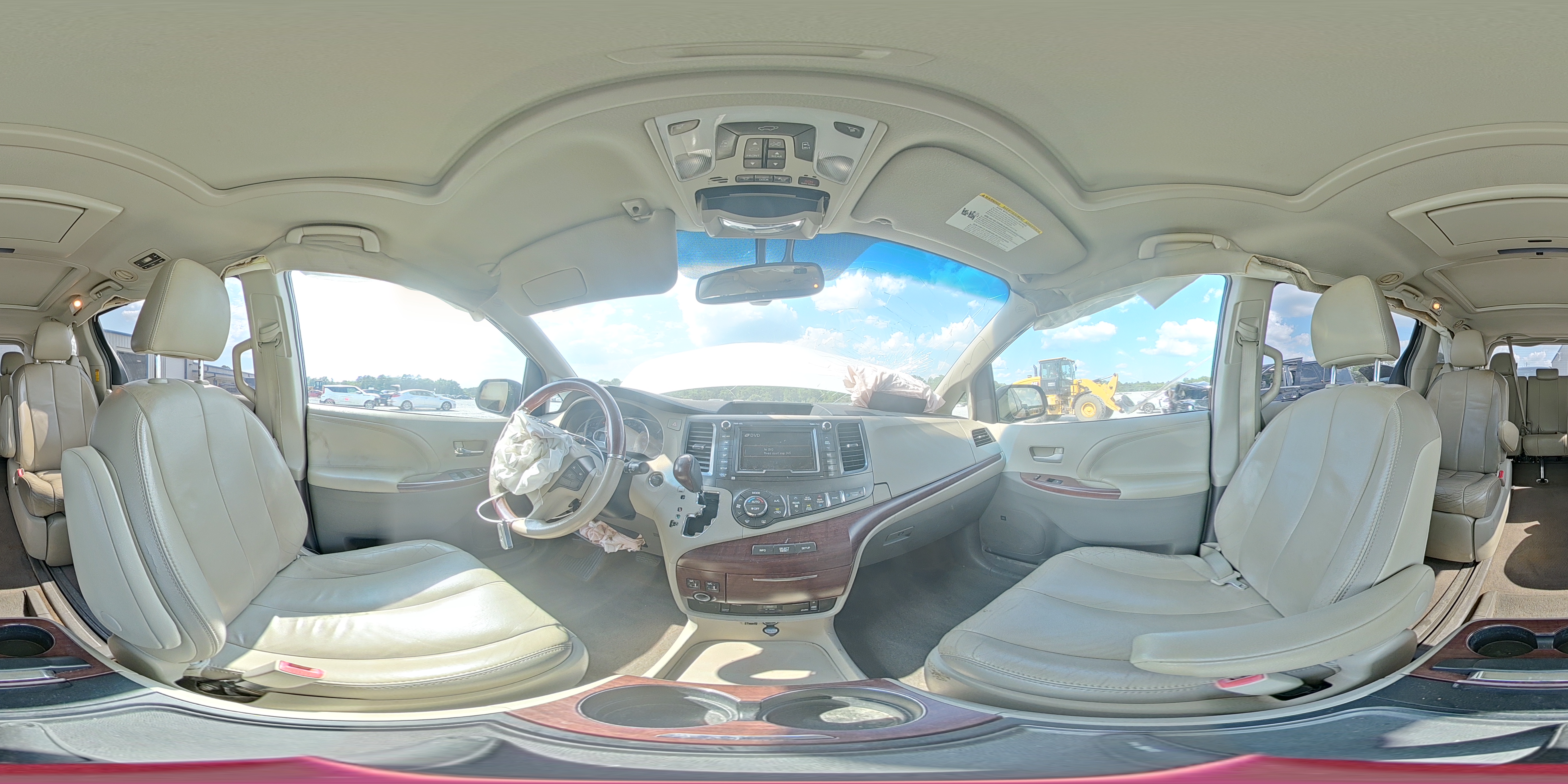 2014 Toyota Sienna Limited 7-passenger White vin: 5TDYK3DC4ES428872