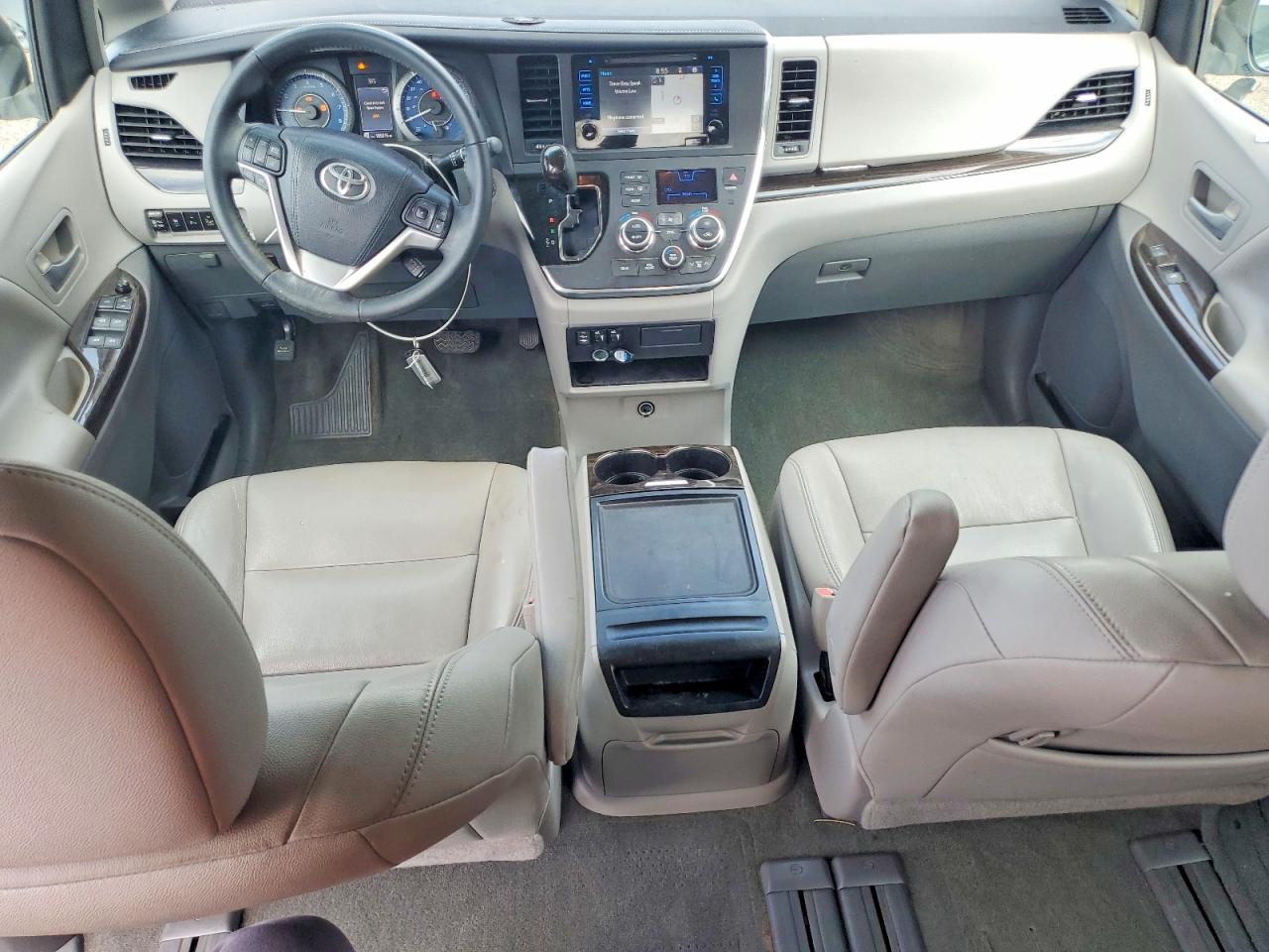 2015 Toyota Sienna Xle 8-passenger Blue vin: 5TDYK3DC4FS530027