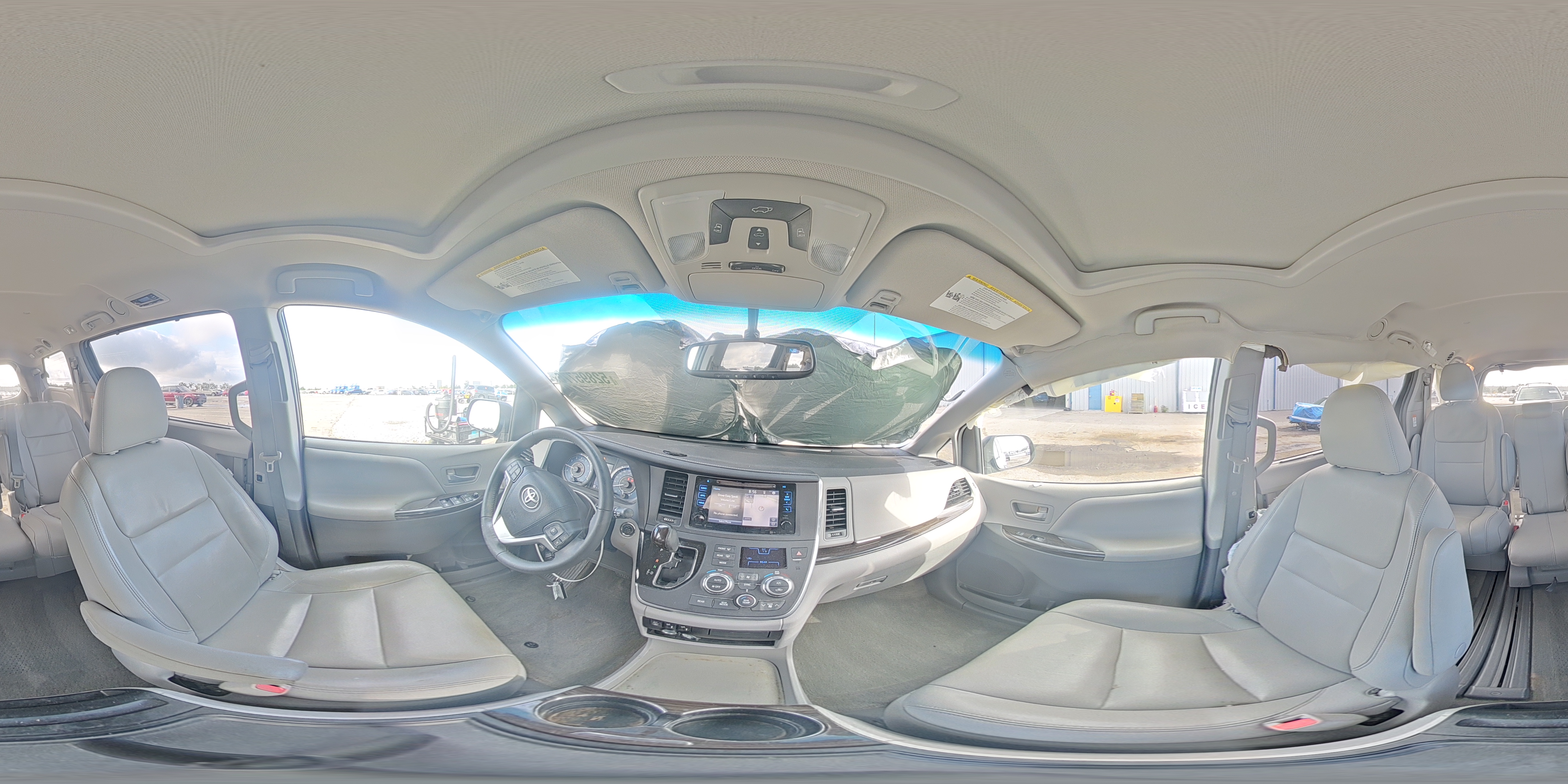 2015 Toyota Sienna Xle 8-passenger Blue vin: 5TDYK3DC4FS530027