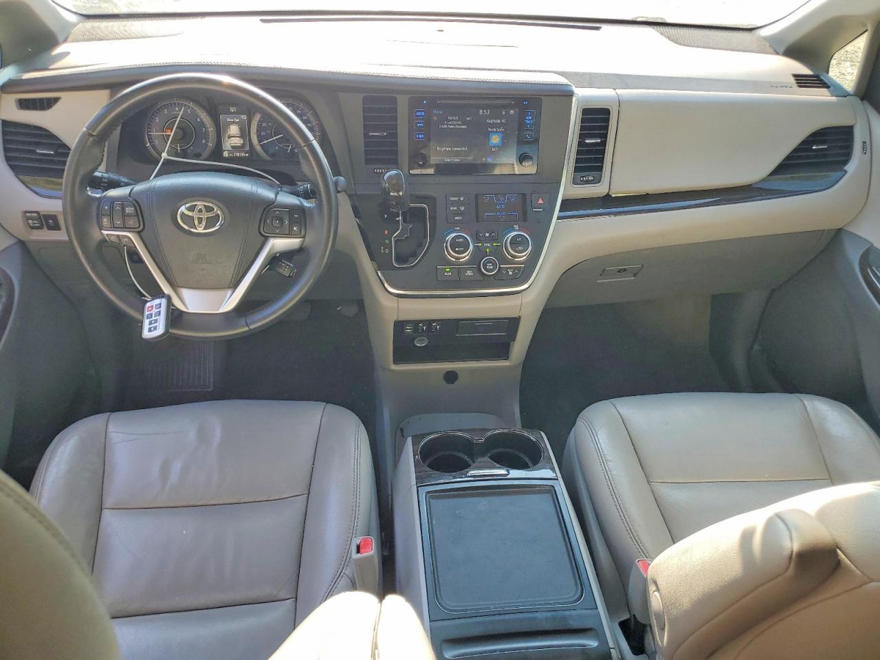 2015 Toyota Sienna Xle 8-passenger Blue vin: 5TDYK3DC4FS532585