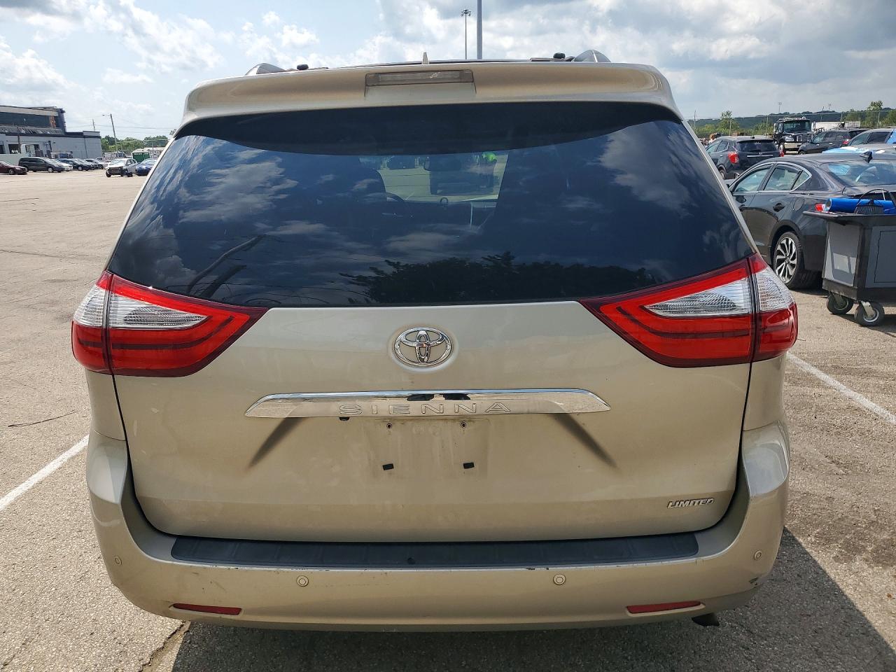 2015 Toyota Sienna Limited Premium 7-passenger Бежевый vin: 5TDYK3DC4FS622092