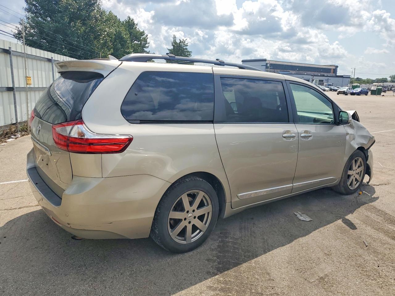 2015 Toyota Sienna Limited Premium 7-passenger Бежевый vin: 5TDYK3DC4FS622092