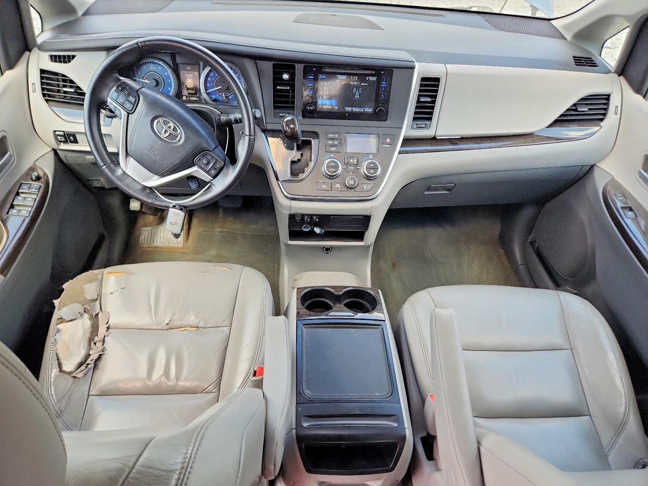 2015 Toyota Sienna Xle 8-passenger Blue vin: 5TDYK3DC4FS630578