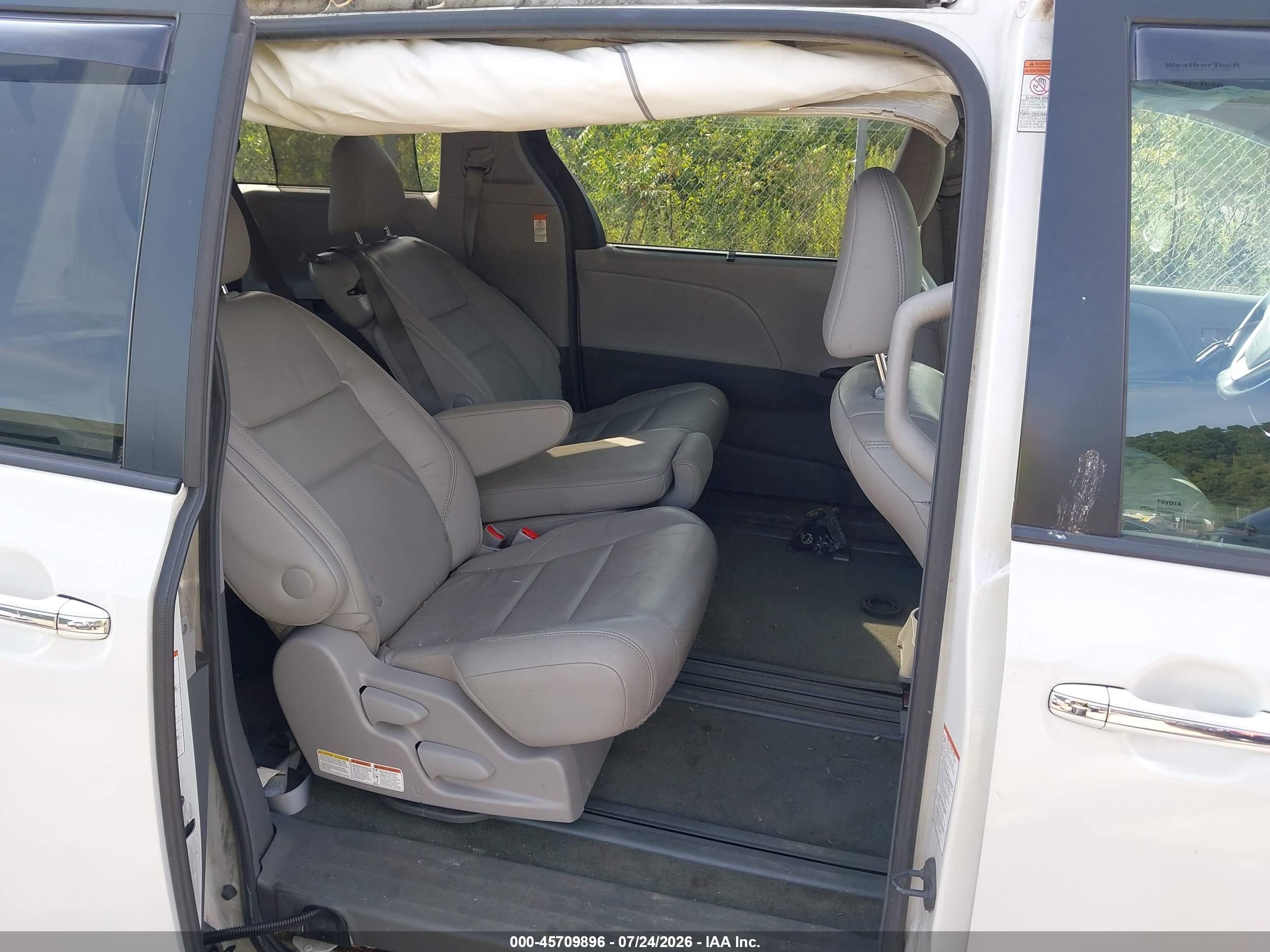 2015 Toyota Sienna Xle 8 Passenger White vin: 5TDYK3DC4FS645338