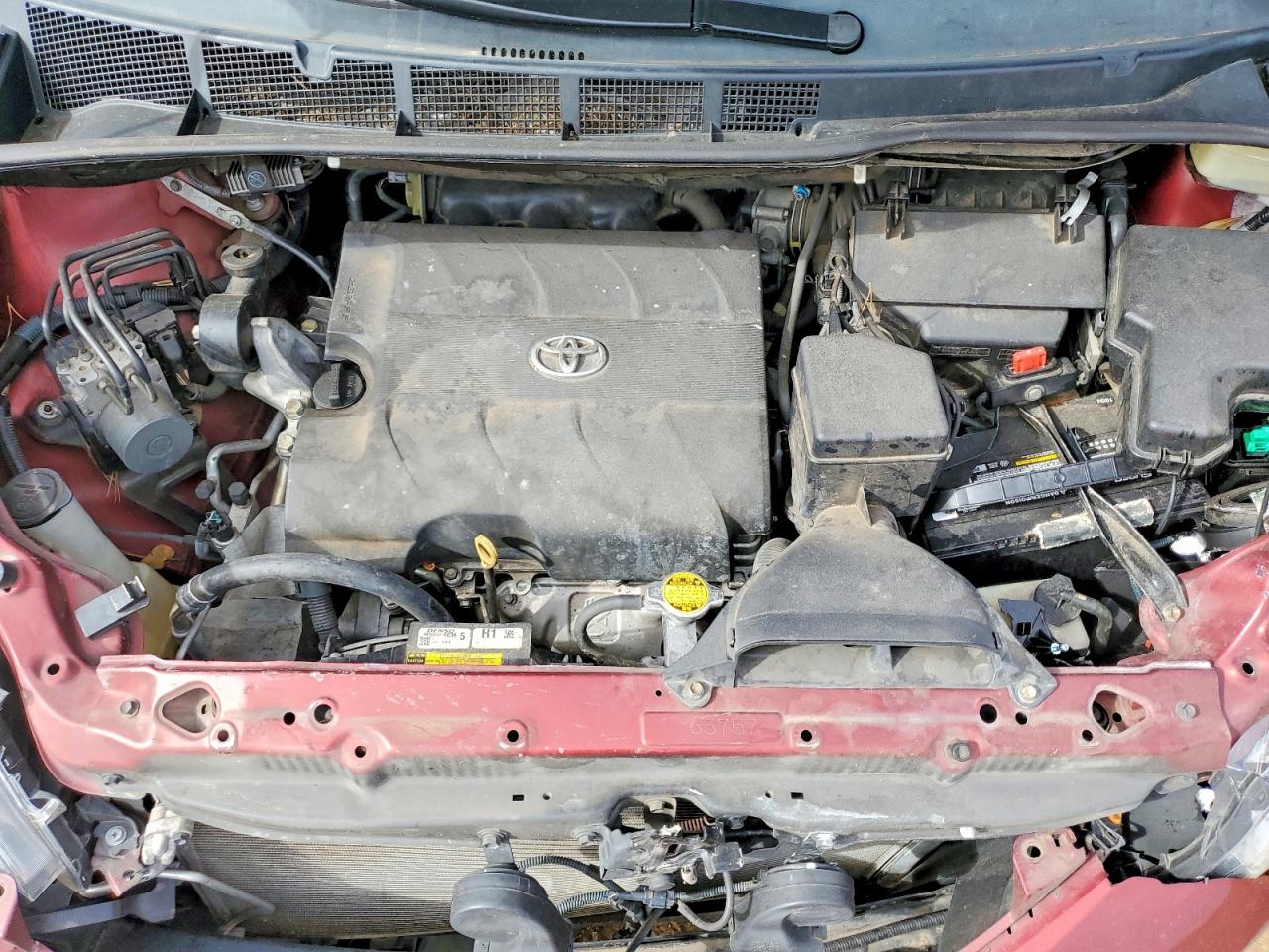 2016 Toyota Sienna Xle Бордовый vin: 5TDYK3DC4GS703112