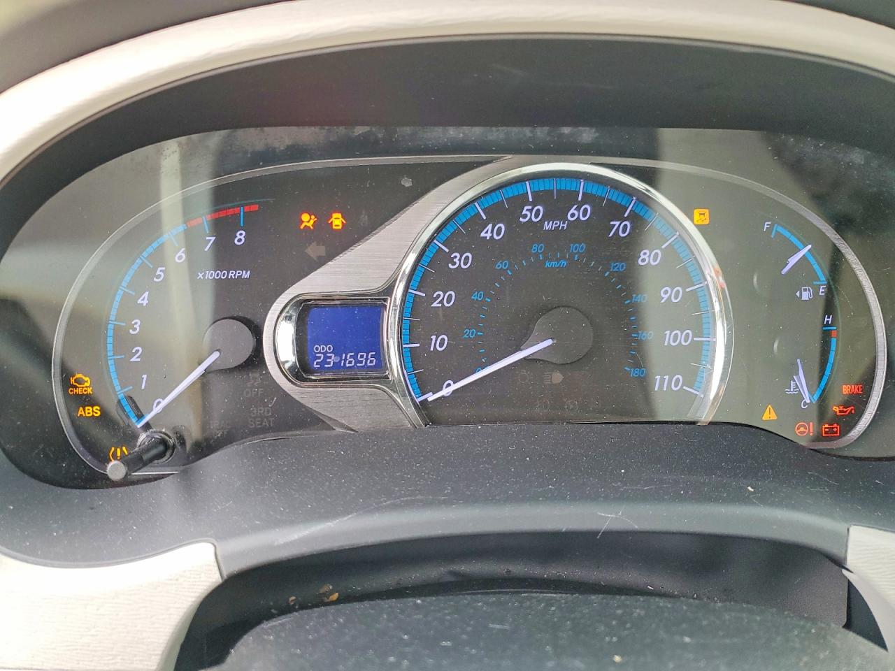 2012 Toyota Sienna Xle 8-passenger Серый vin: 5TDYK3DC5CS192472
