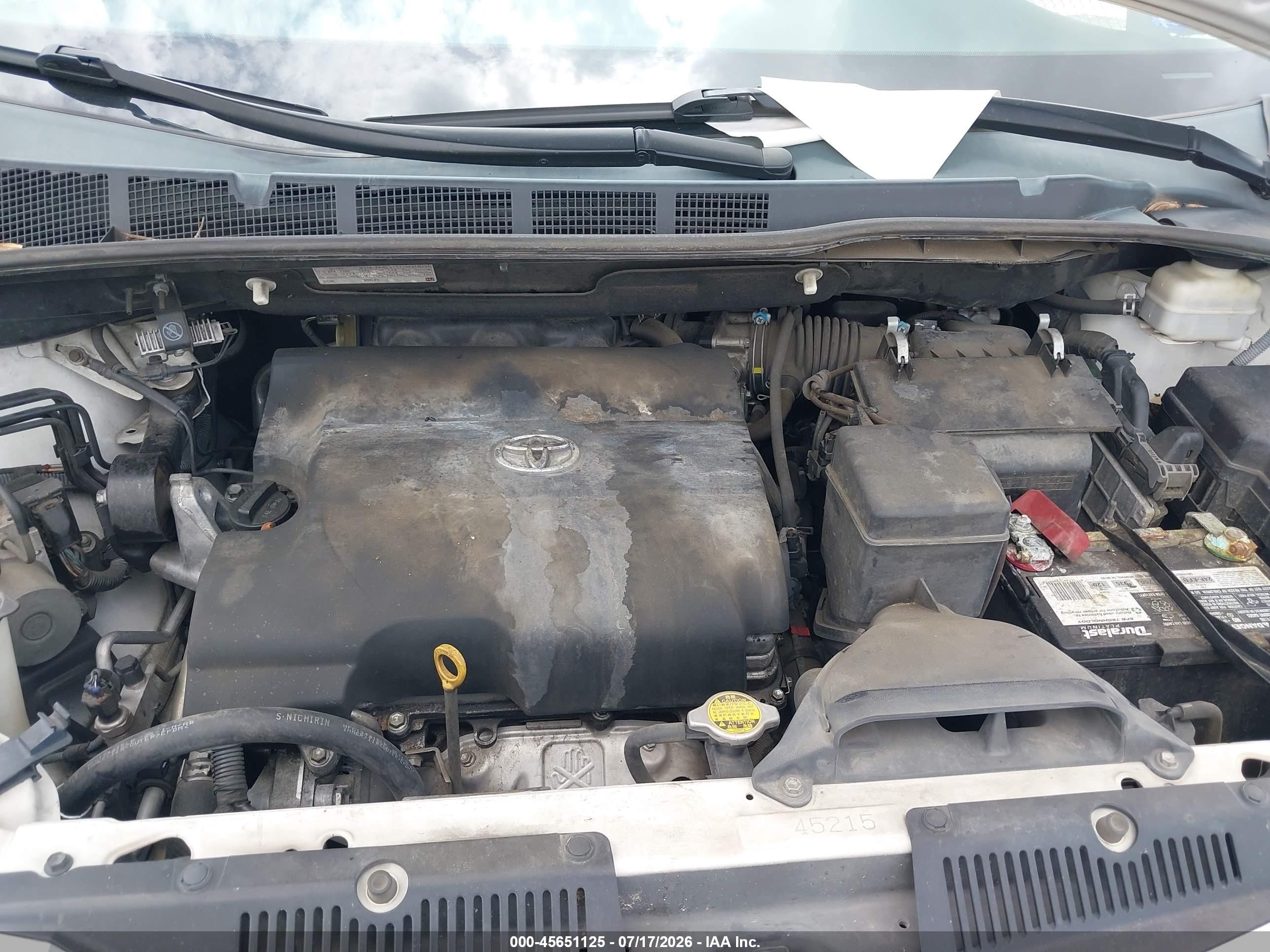 2012 Toyota Sienna Limited V6 7 Passenger Белый vin: 5TDYK3DC5CS211392