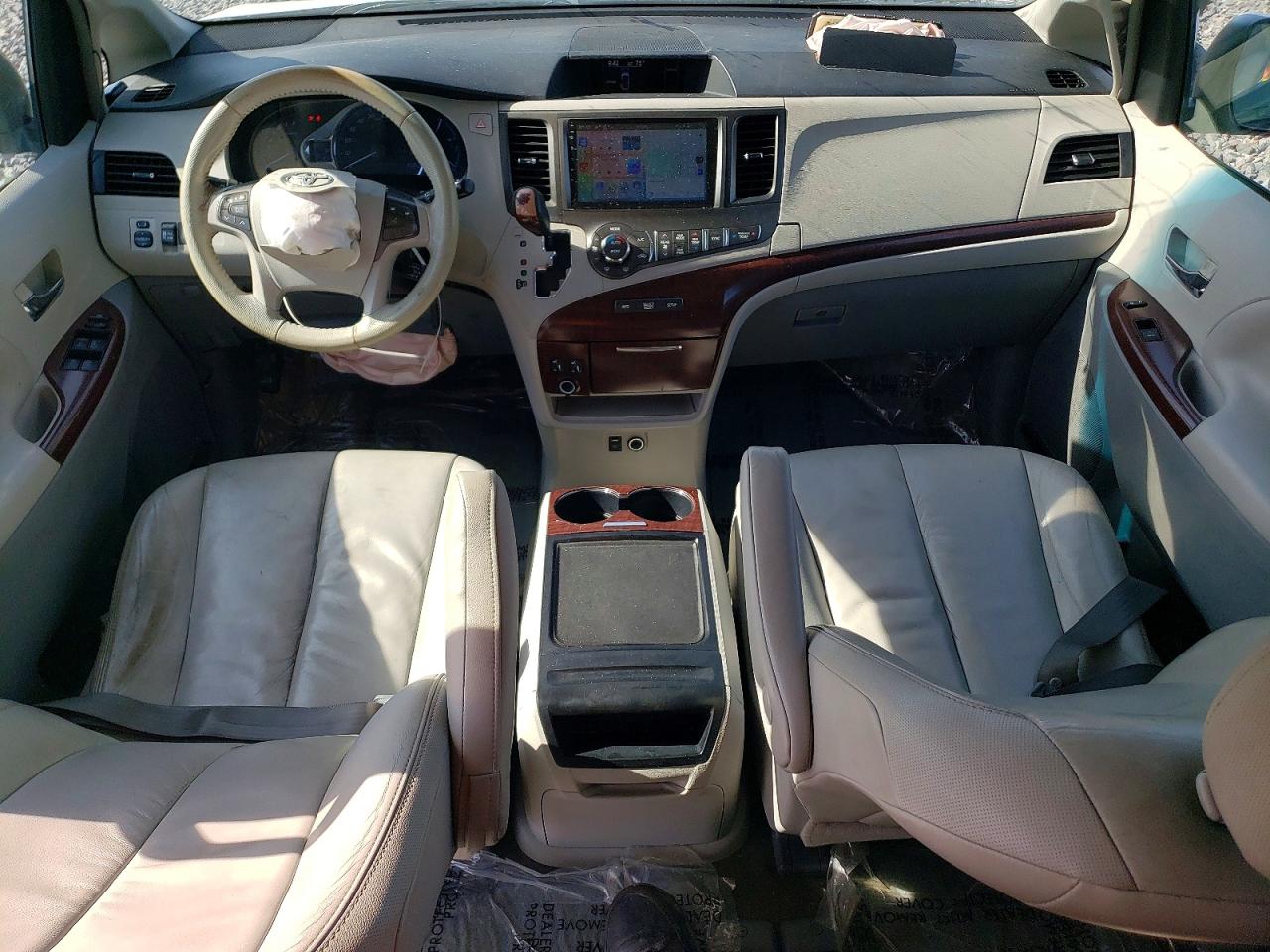 2012 Toyota Sienna Xle 8-passenger White vin: 5TDYK3DC5CS219752