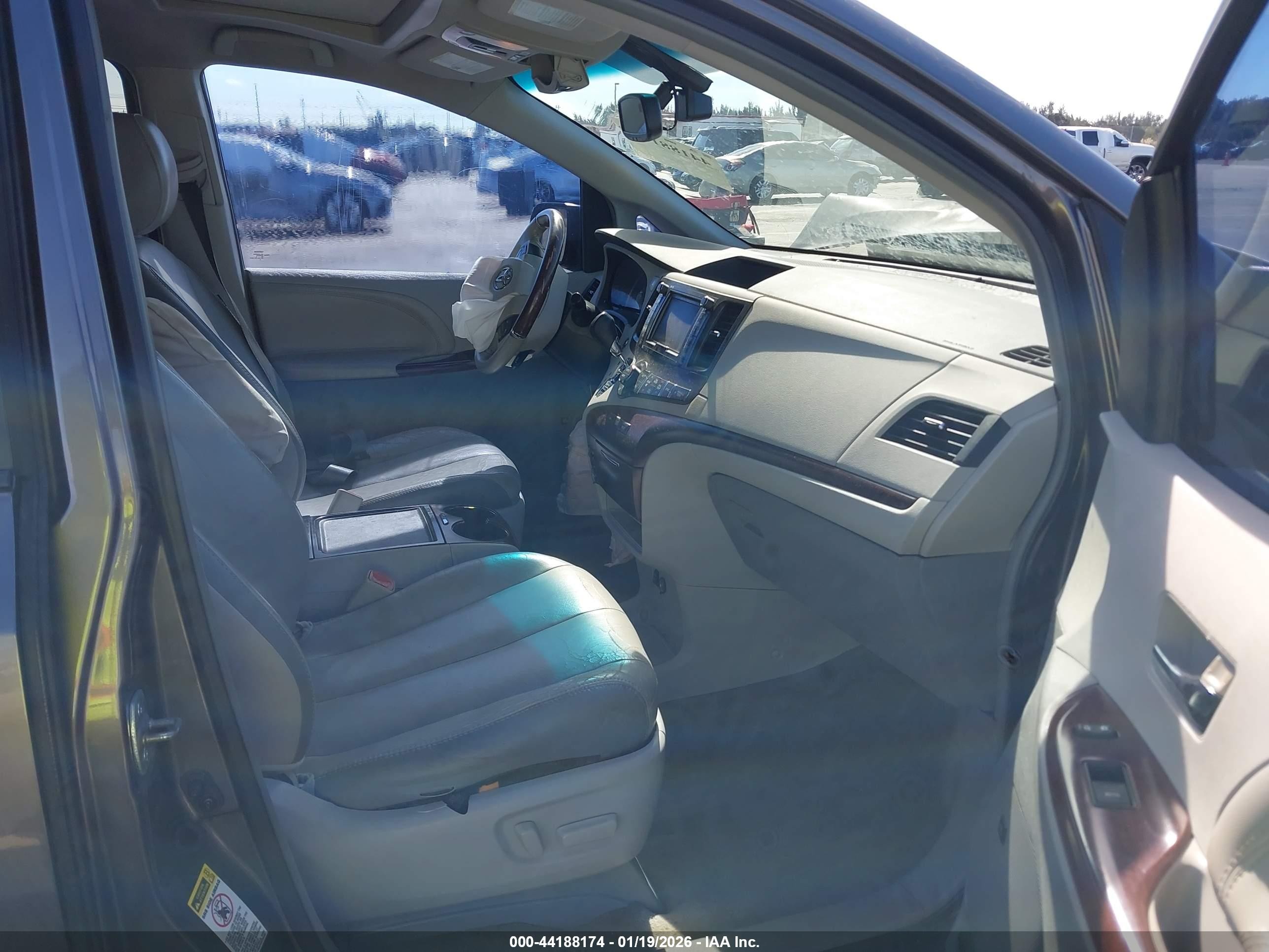 2012 Toyota Sienna Limited V6 7 Passenger Brown vin: 5TDYK3DC5CS232677