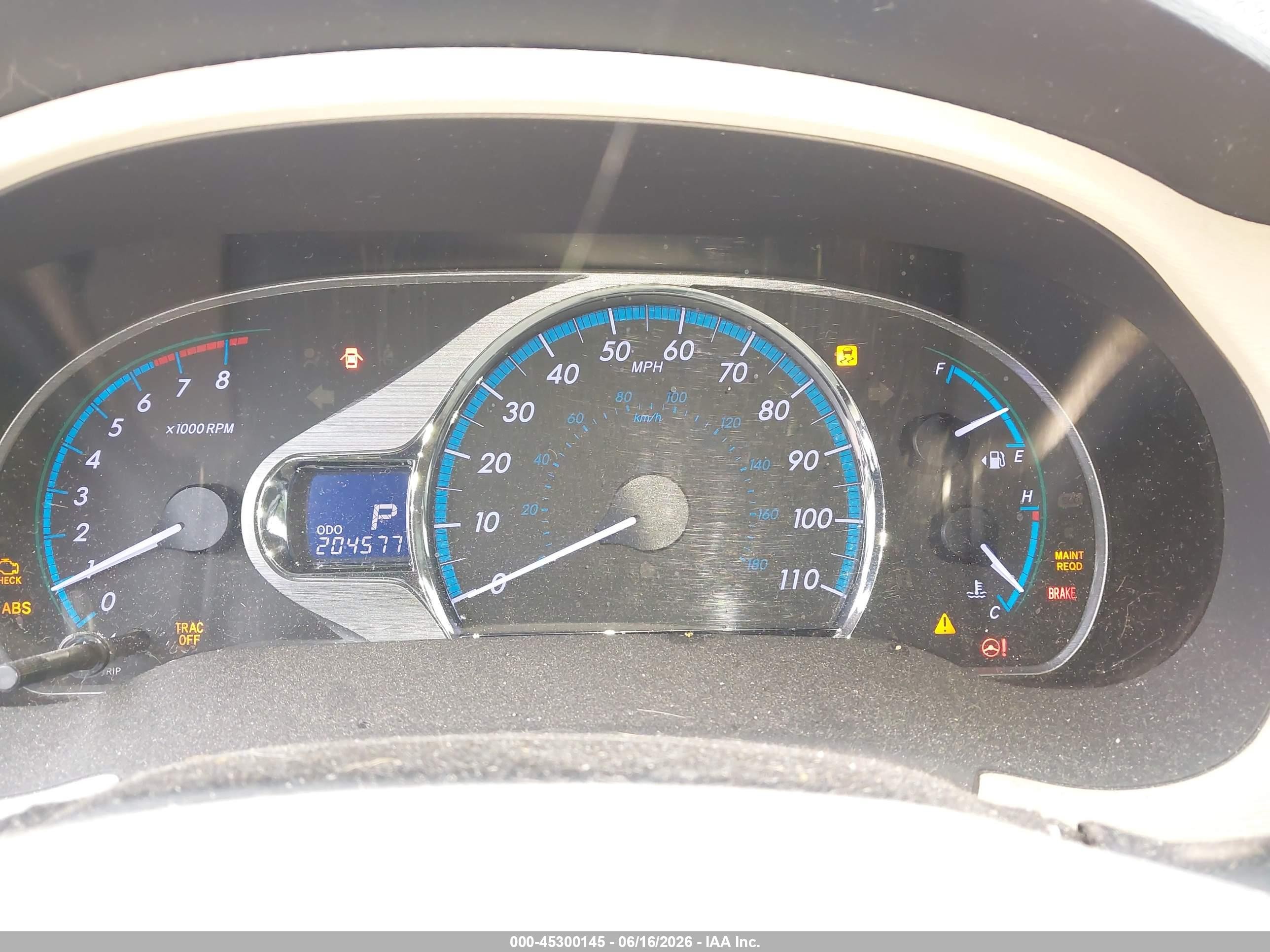 2012 Toyota Sienna Xle V6 8 Passenger Green vin: 5TDYK3DC5CS249933
