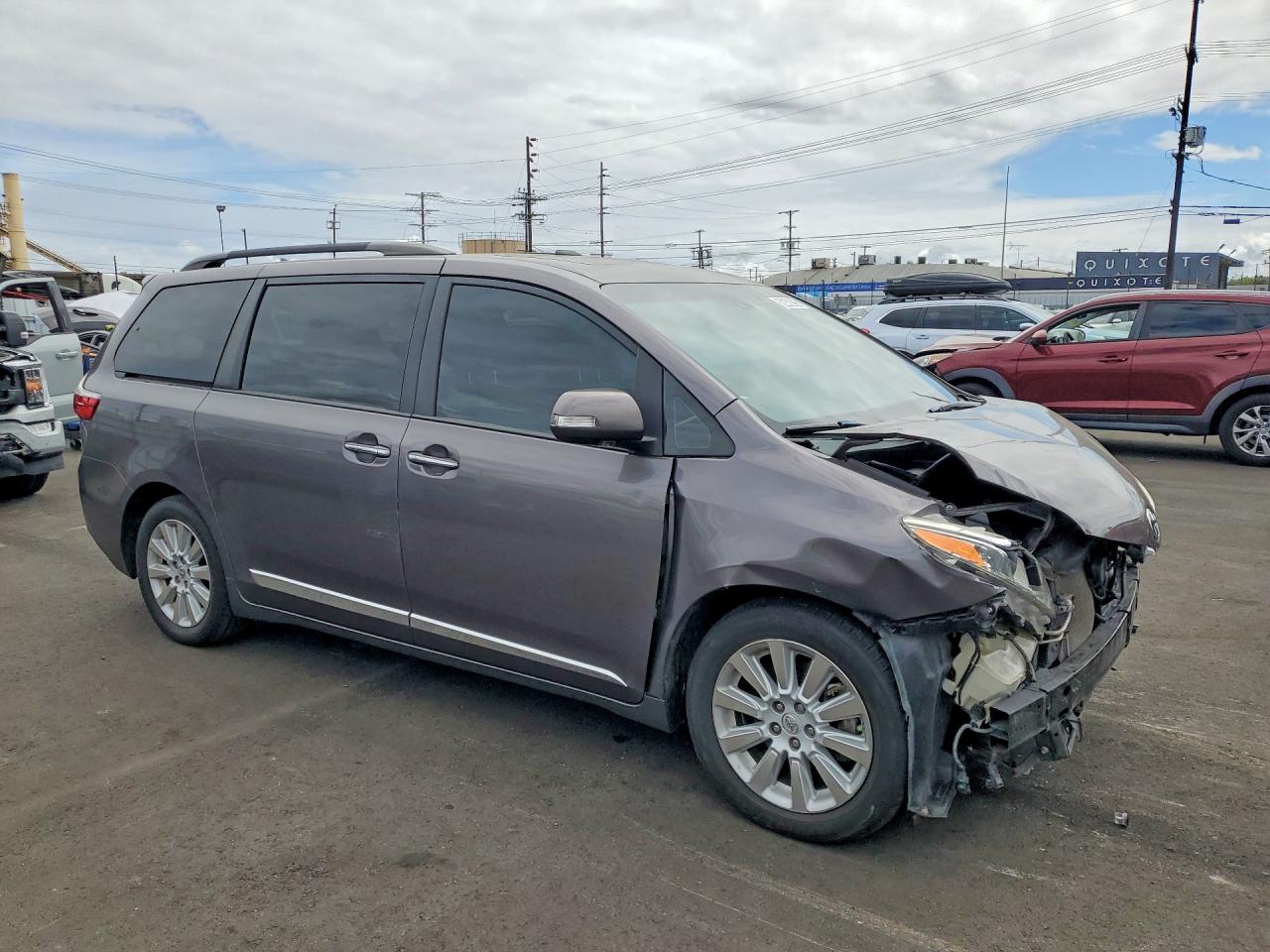 2015 Toyota Sienna Limited Premium 7-passenger Charcoal vin: 5TDYK3DC5FS578216